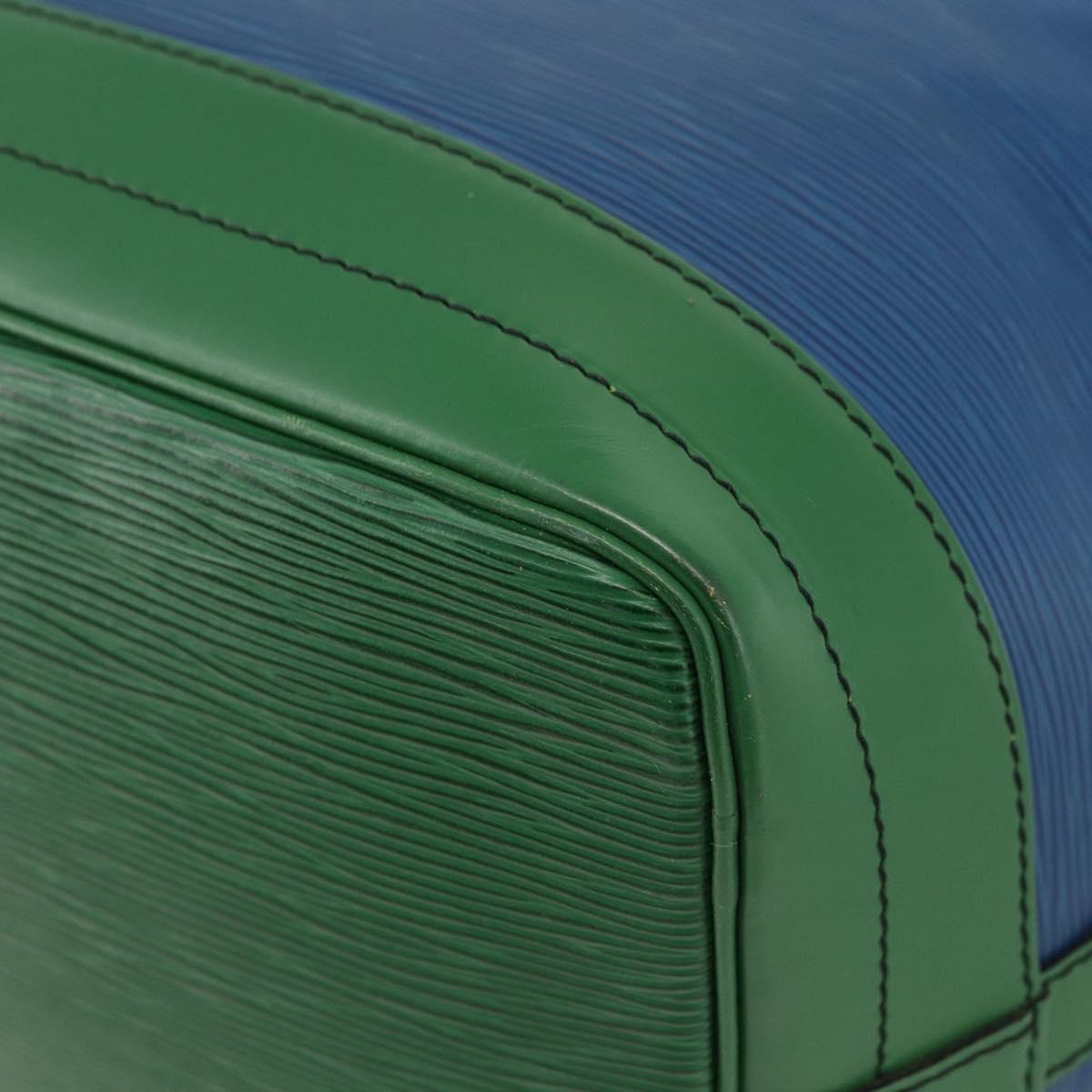 LOUIS VUITTON Epi Noe Shoulder Bag Bicolor Green Blue M44044 LV Auth 173773