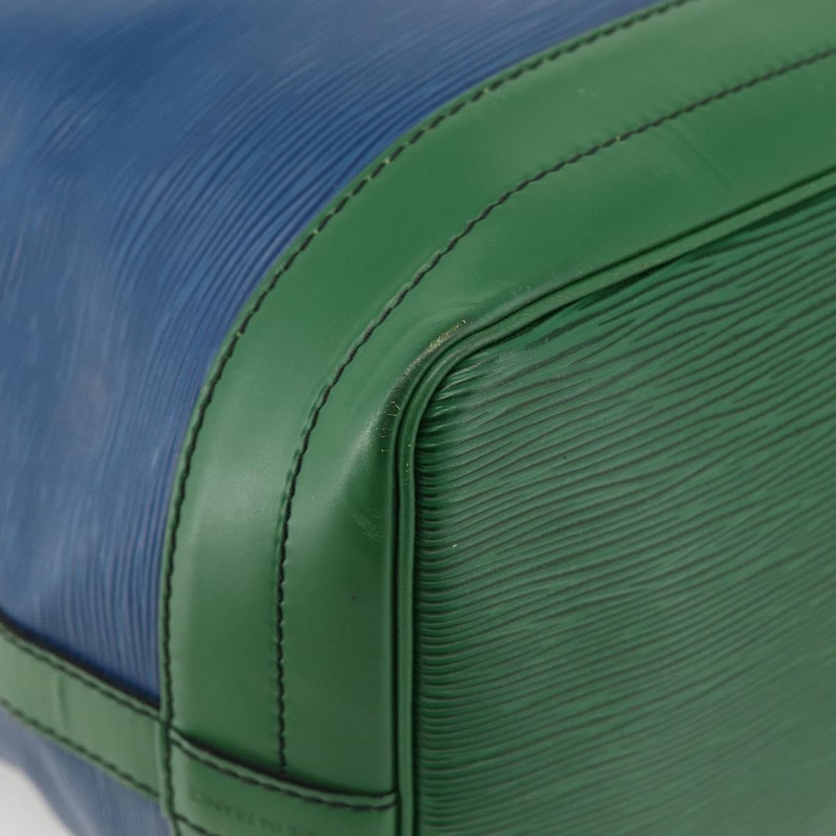 LOUIS VUITTON Epi Noe Shoulder Bag Bicolor Green Blue M44044 LV Auth 173773