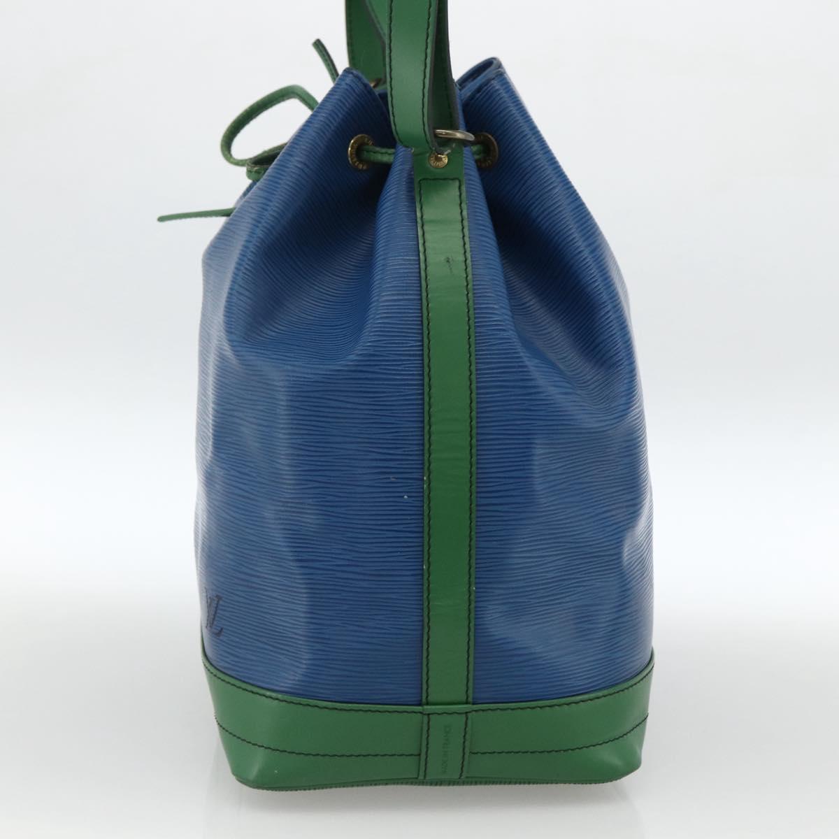 LOUIS VUITTON Epi Noe Shoulder Bag Bicolor Green Blue M44044 LV Auth 173773