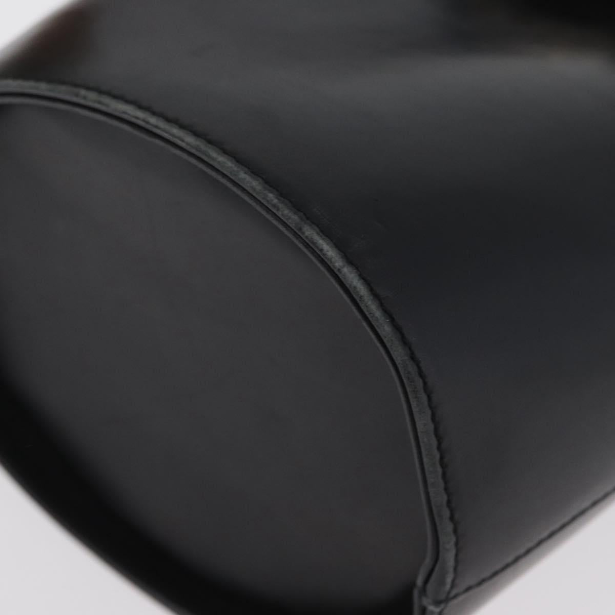 Salvatore Ferragamo Vara Ribbon Hand Bag Leather Black Auth 173784