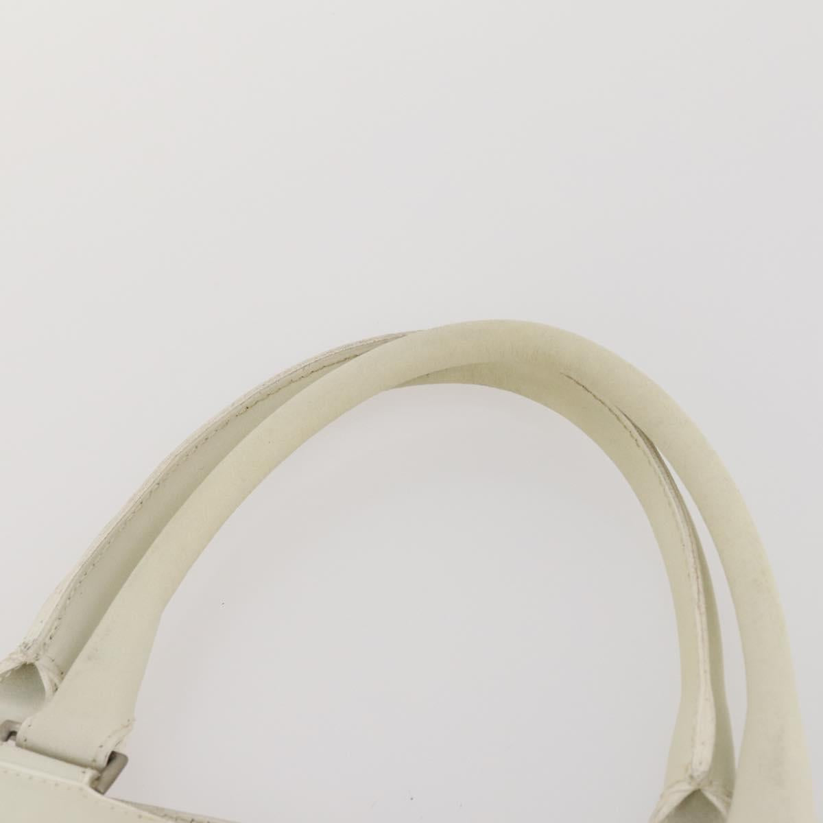 Gianni Versace mesh Tote Bag Nylon White Auth 173811