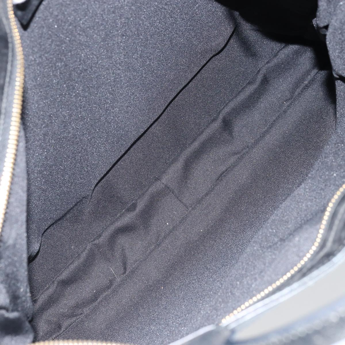 GUCCI GG Canvas Hand Bag Black Gold 001 4033 Auth 173867