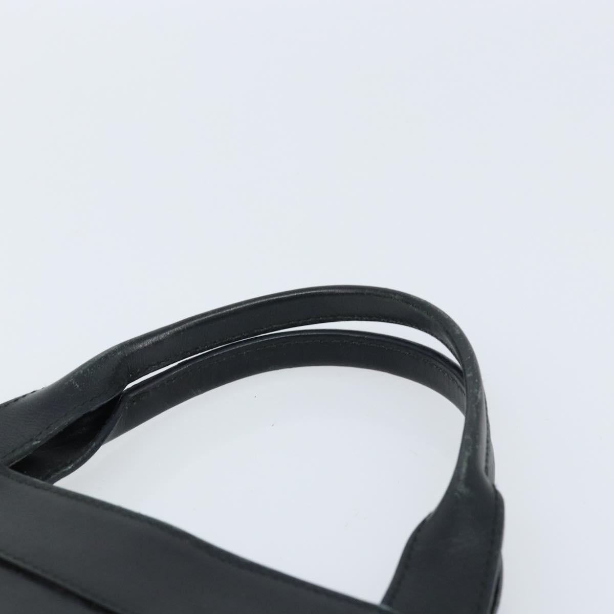 GUCCI GG Canvas Hand Bag Black Gold 001 4033 Auth 173867