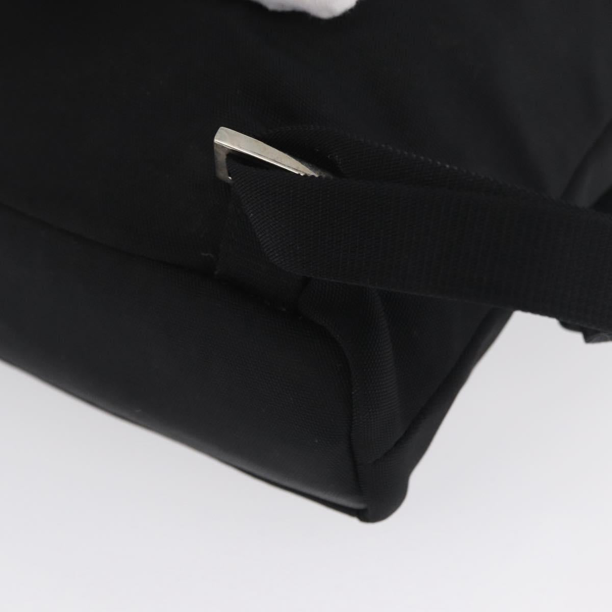GUCCI Backpack Nylon Black Silver 003 0242 Auth 173884