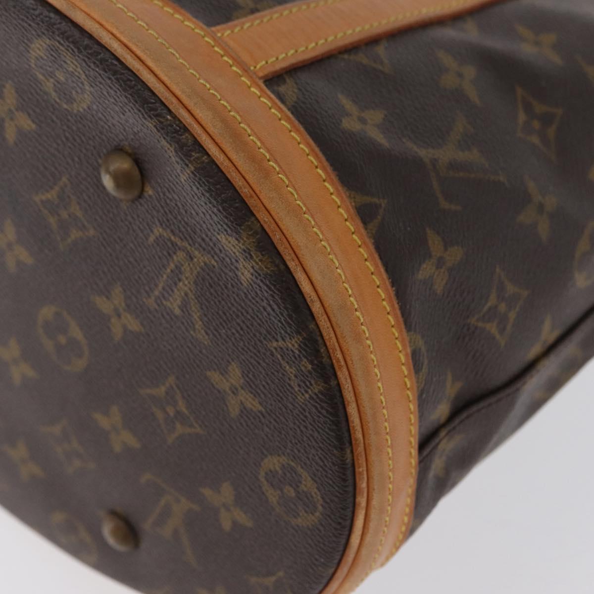 LOUIS VUITTON Monogram Bucket GM Shoulder Bag M42236 LV Auth 173896