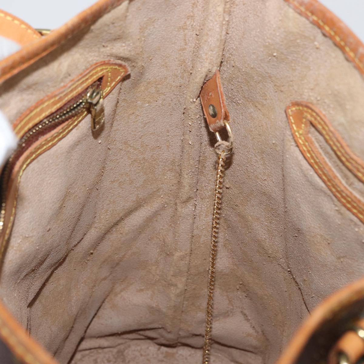 LOUIS VUITTON Monogram Bucket GM Shoulder Bag M42236 LV Auth 173896