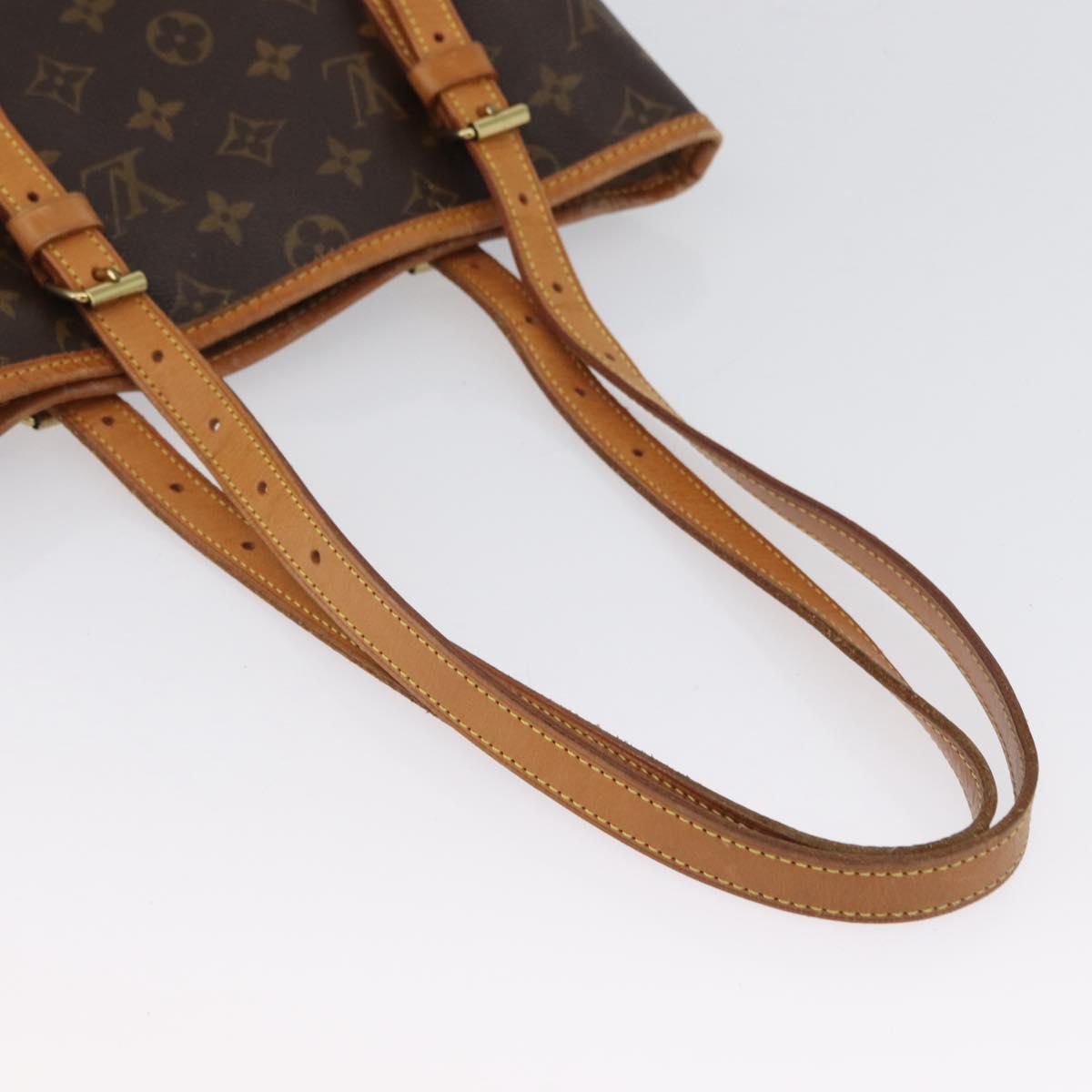 LOUIS VUITTON Monogram Bucket GM Shoulder Bag M42236 LV Auth 173896