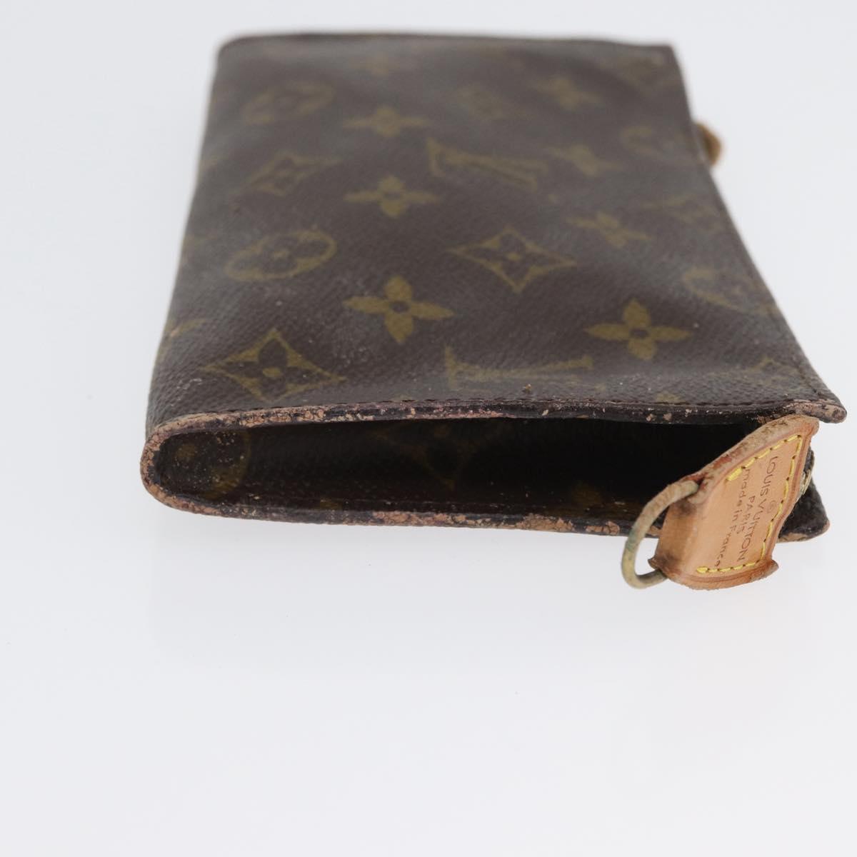 LOUIS VUITTON Monogram Bucket GM Accessory Pouch LV Auth 173897
