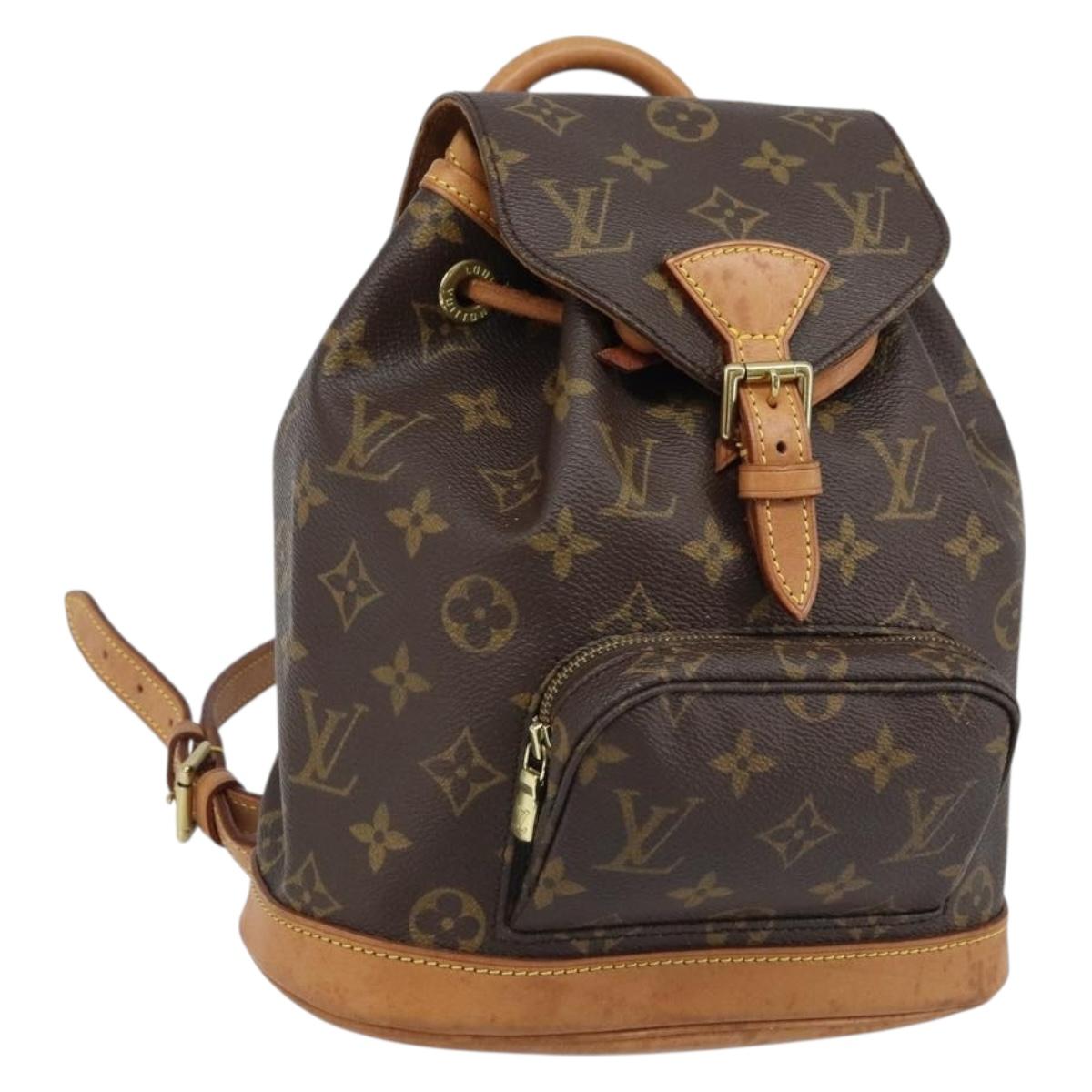 LOUIS VUITTON Monogram Montsouris PM Backpack M51137 LV Auth 173898A