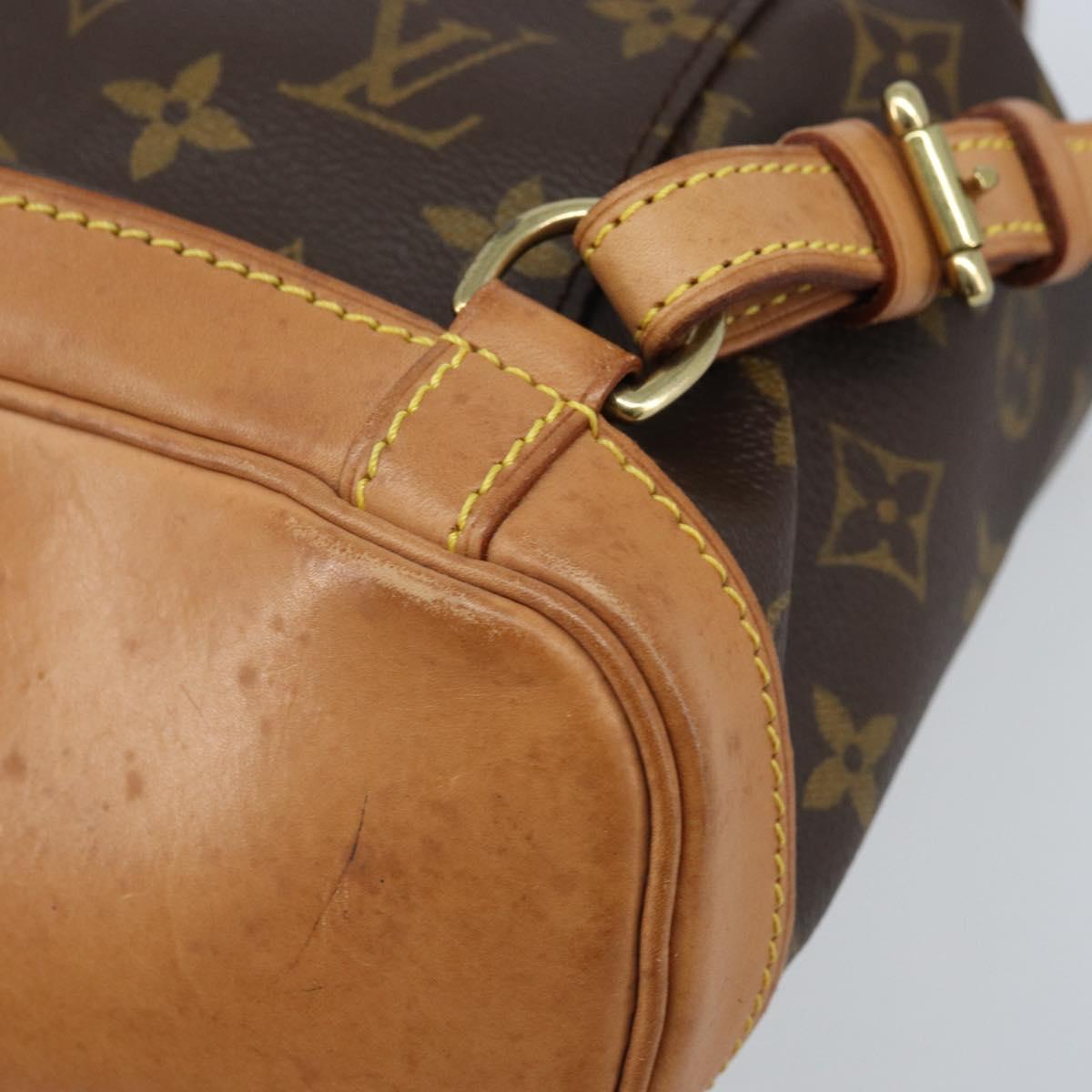 LOUIS VUITTON Monogram Montsouris PM Backpack M51137 LV Auth 173898A