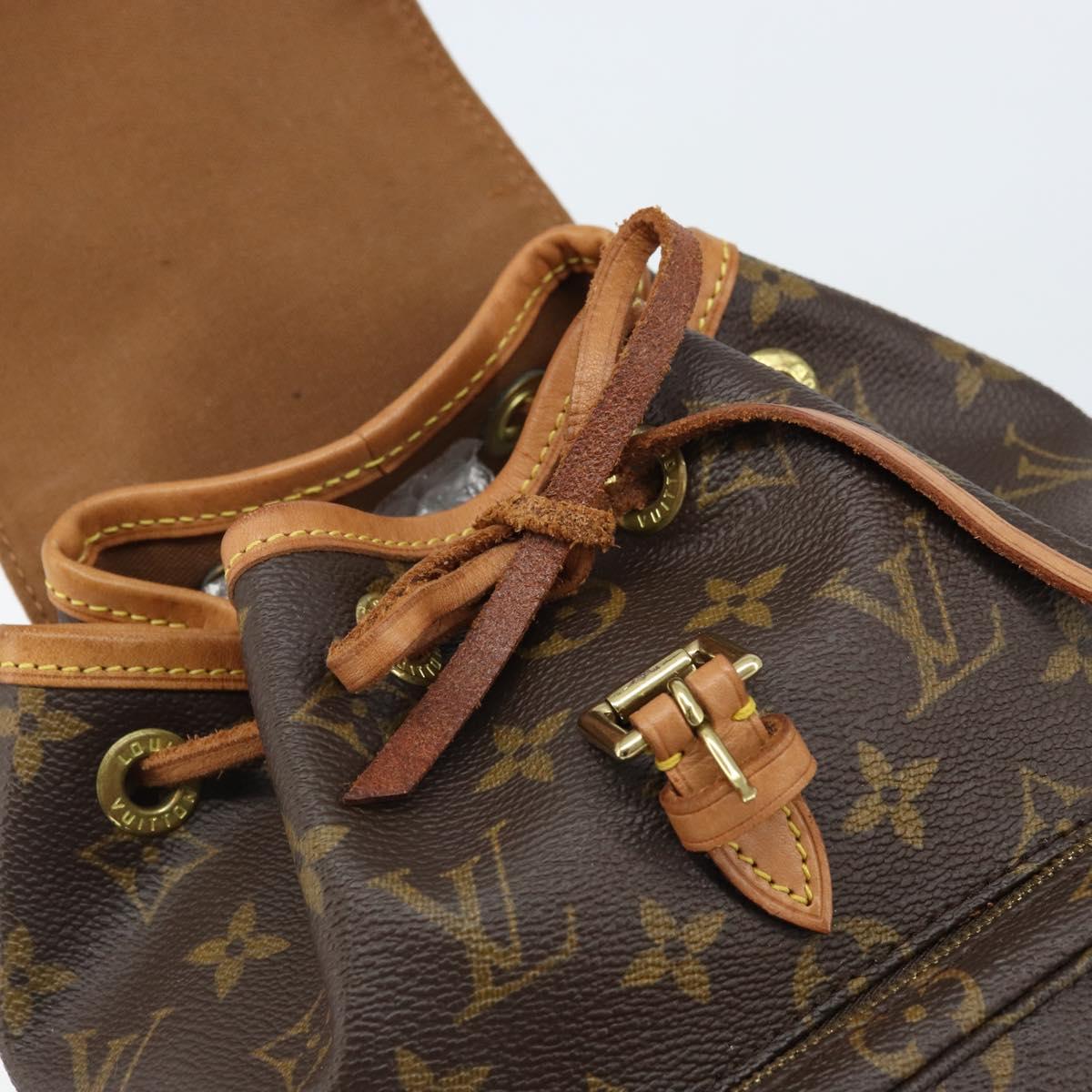 LOUIS VUITTON Monogram Montsouris PM Backpack M51137 LV Auth 173898A
