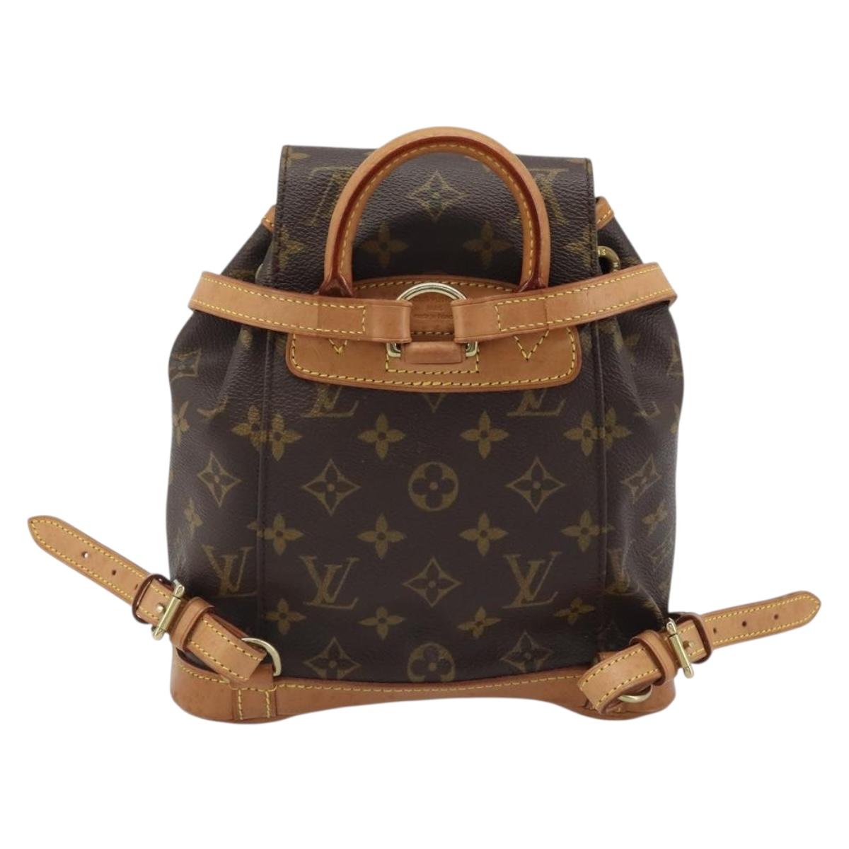 LOUIS VUITTON Monogram Montsouris PM Backpack M51137 LV Auth 173898A