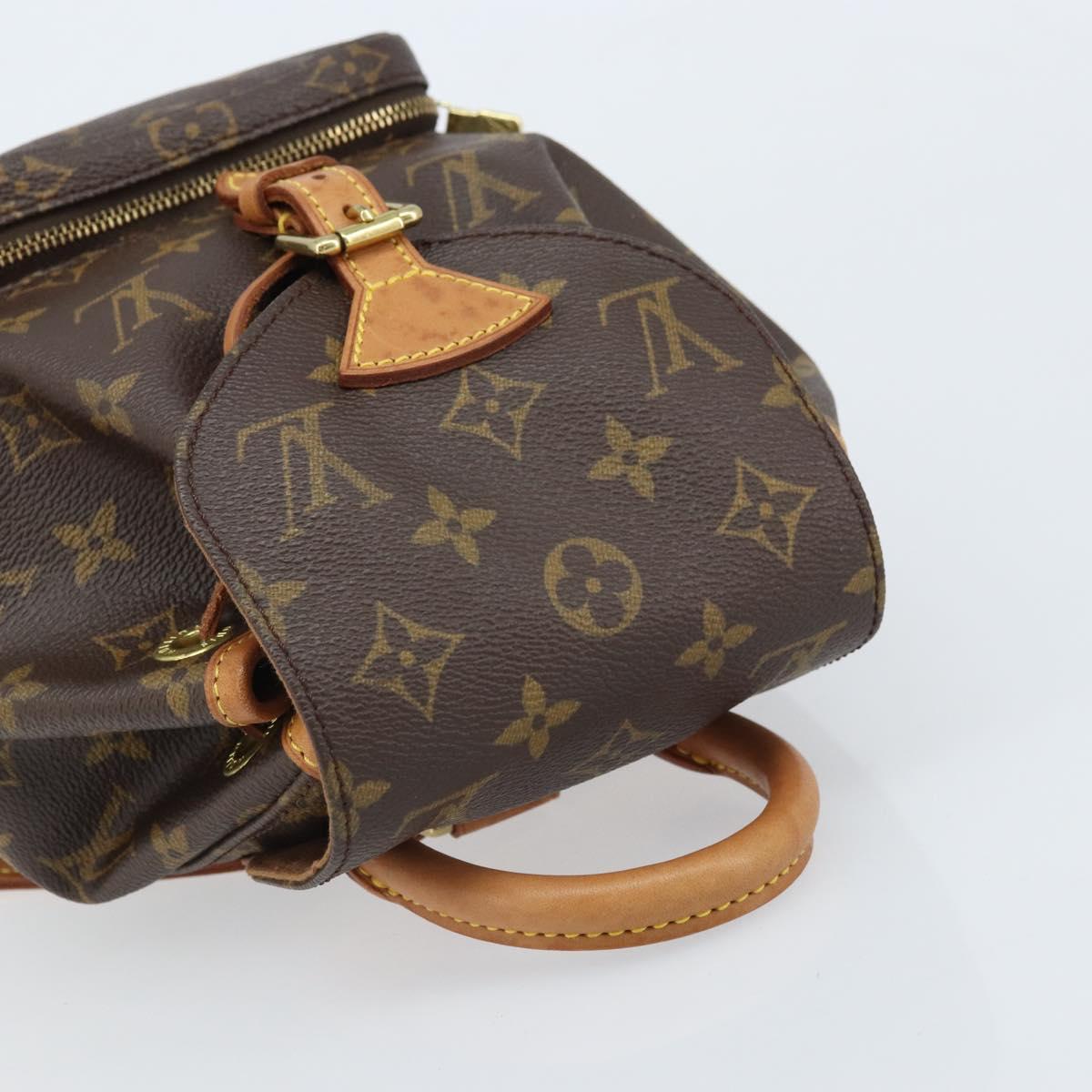 LOUIS VUITTON Monogram Montsouris PM Backpack M51137 LV Auth 173898A