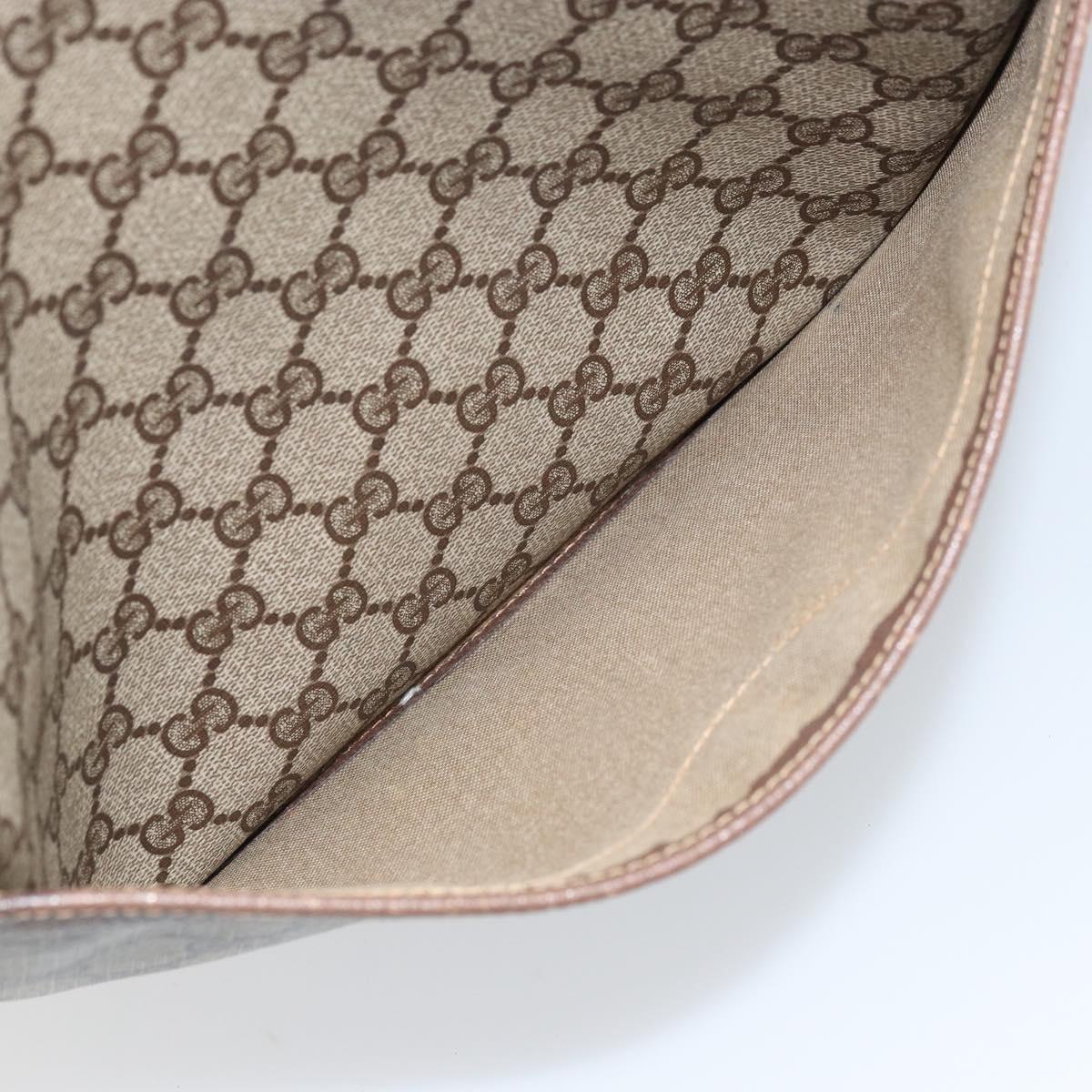 GUCCI GG Supreme Web Sherry Line Tote Bag PVC Beige Gold 40 02 003 Auth 173900