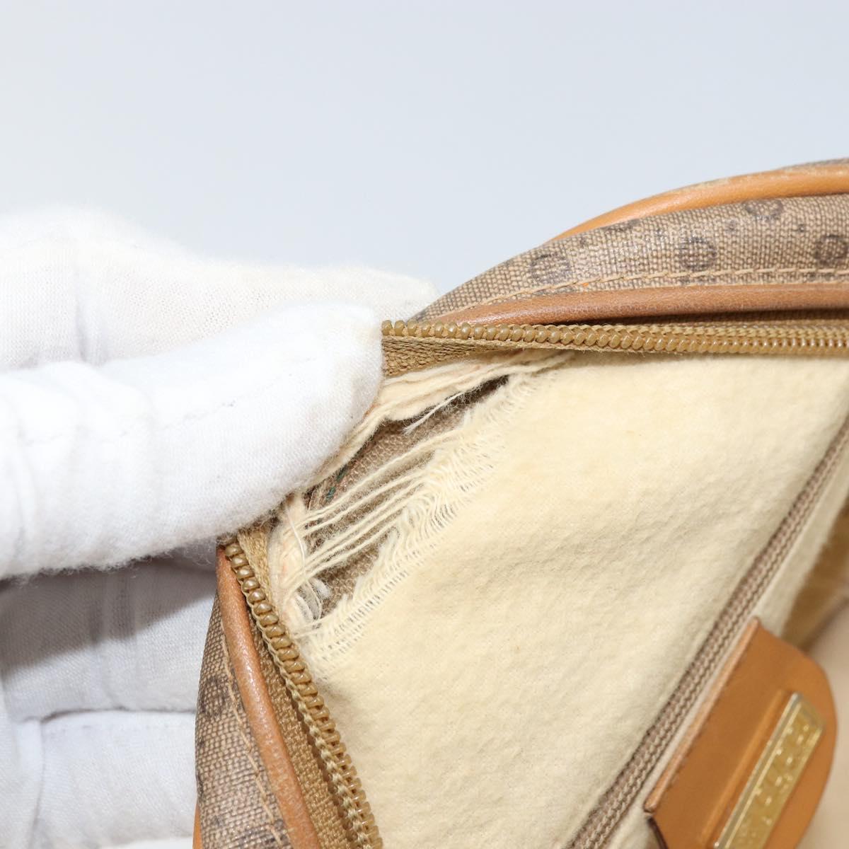 GUCCI Micro GG Supreme Shoulder Bag PVC Beige Gold 007 115 5575 Auth 173919