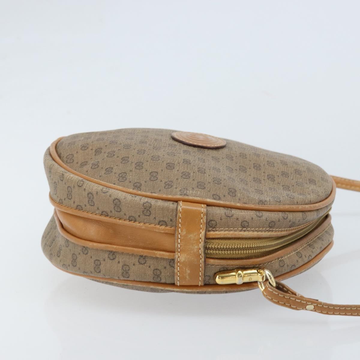 GUCCI Micro GG Supreme Shoulder Bag PVC Beige Gold 007 115 5575 Auth 173919