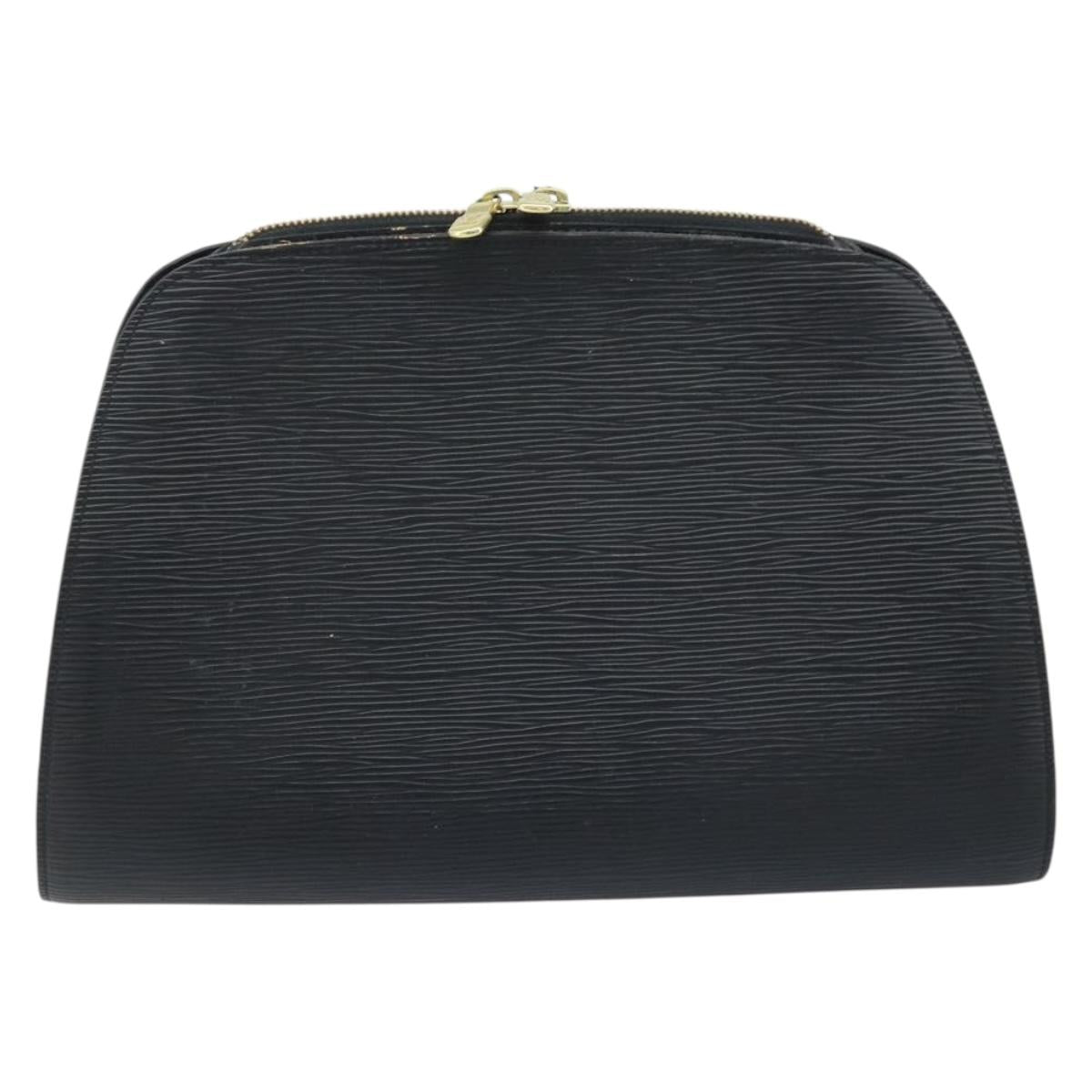 LOUIS VUITTON Epi Dauphine GM Cosmetic Pouch Black M48432 LV Auth 173926