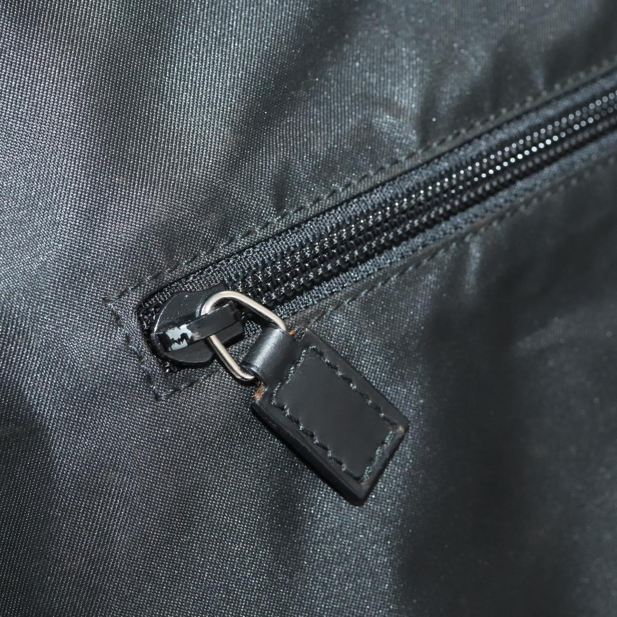 GUCCI GG Canvas Boston Bag Black Silver Auth 173961