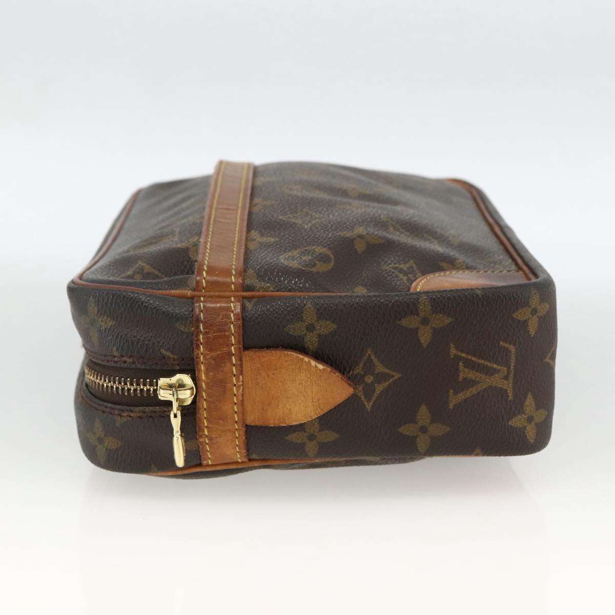 LOUIS VUITTON Monogram Compiegne 28 Clutch Bag M51845 LV Auth 173963