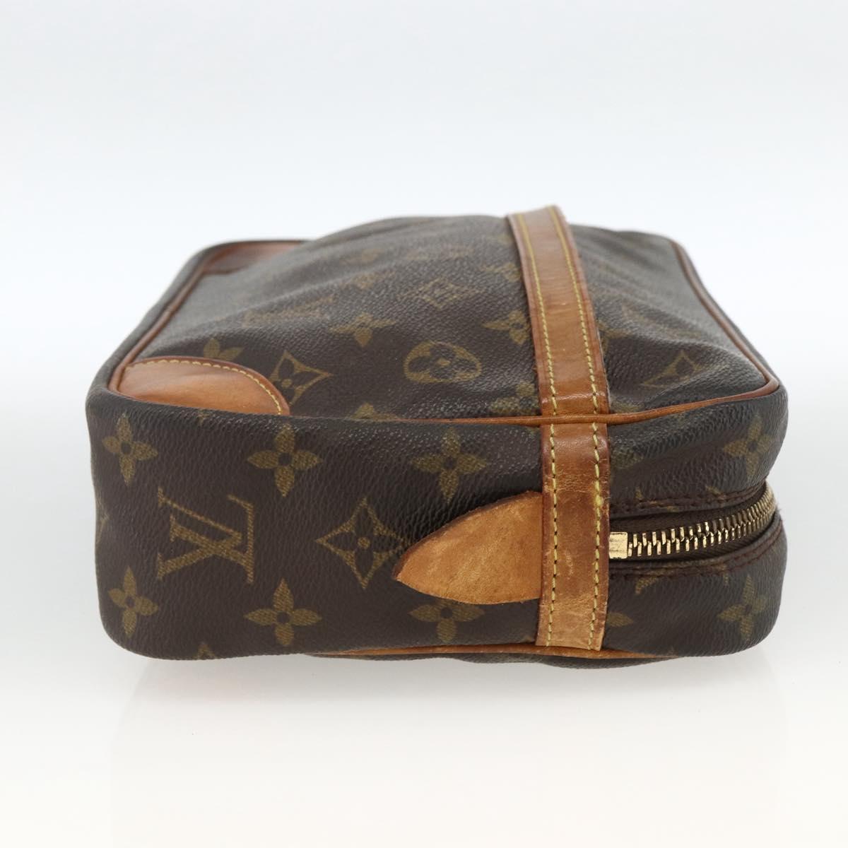 LOUIS VUITTON Monogram Compiegne 28 Clutch Bag M51845 LV Auth 173963