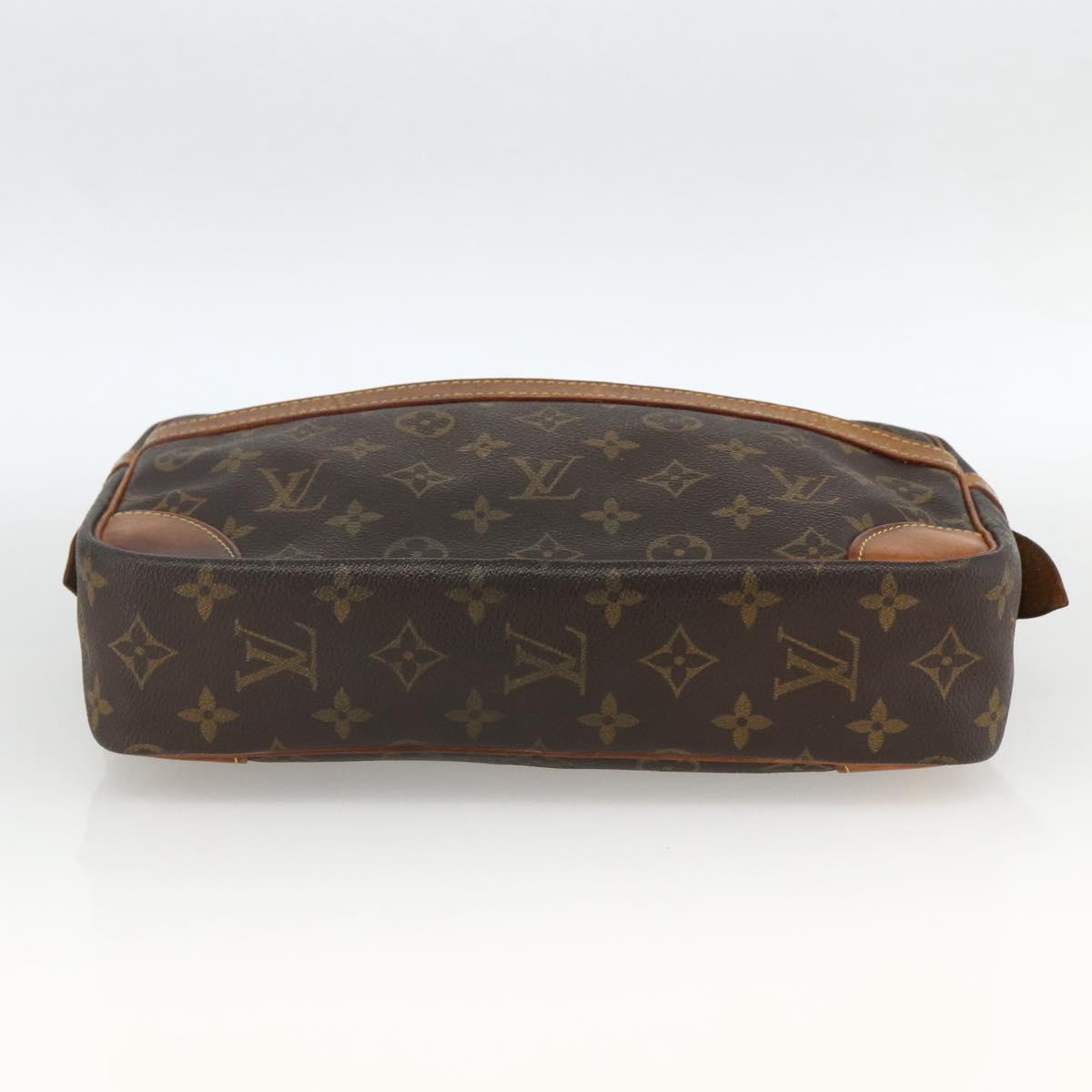 LOUIS VUITTON Monogram Compiegne 28 Clutch Bag M51845 LV Auth 173963