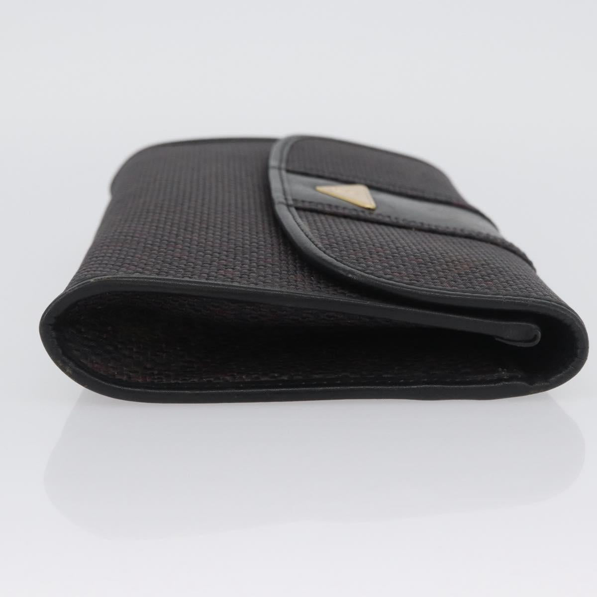 SAINT LAURENT Clutch Bag PVC Purple Gold Auth 174001