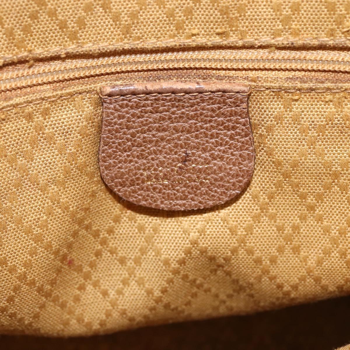 GUCCI Bamboo Hand Bag Suede 2way Brown 000 122 0290 Auth 174017