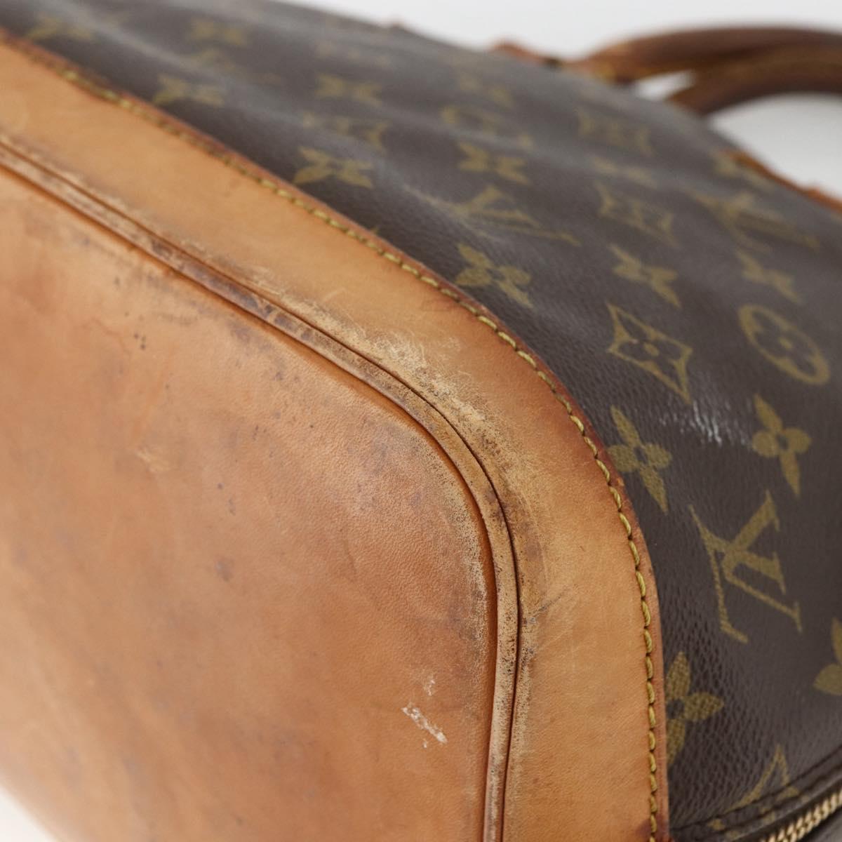 LOUIS VUITTON Monogram Alma Hand Bag M51130 LV Auth 174031