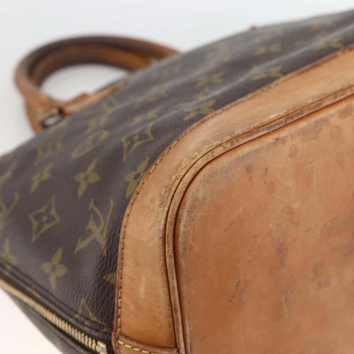 LOUIS VUITTON Monogram Alma Hand Bag M51130 LV Auth 174031