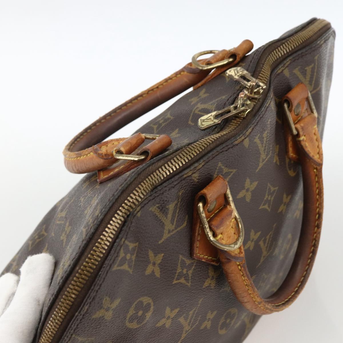 LOUIS VUITTON Monogram Alma Hand Bag M51130 LV Auth 174031