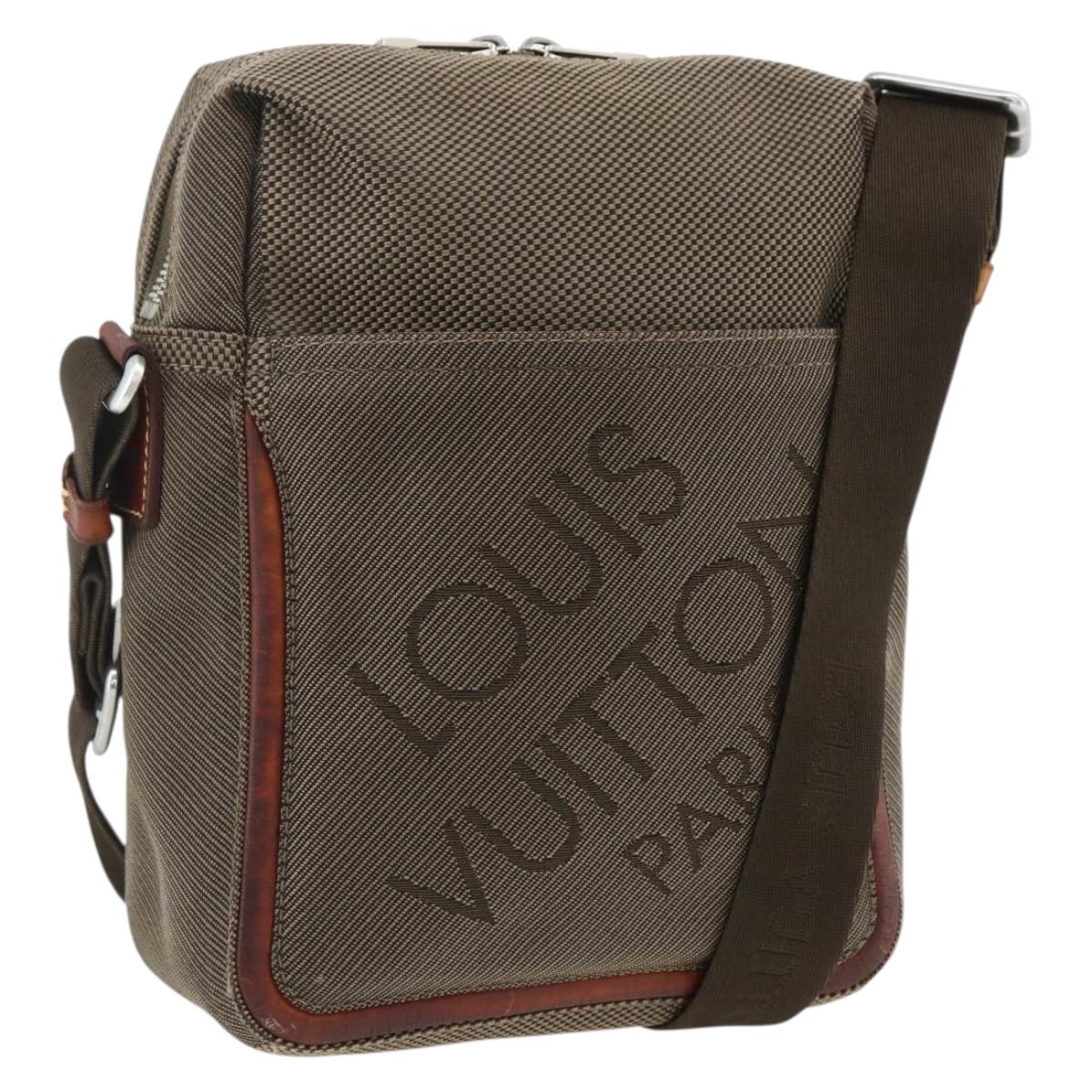 LOUIS VUITTON Damier Geant Sitadan MM Shoulder Bag Brown M93040 LV Auth 174035