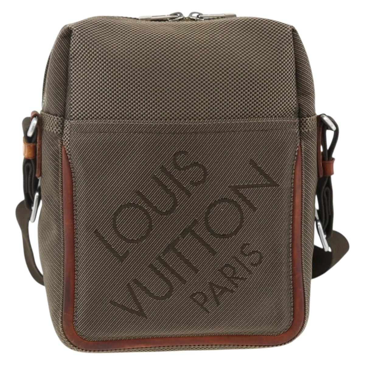 LOUIS VUITTON Damier Geant Sitadan MM Shoulder Bag Brown M93040 LV Auth 174035