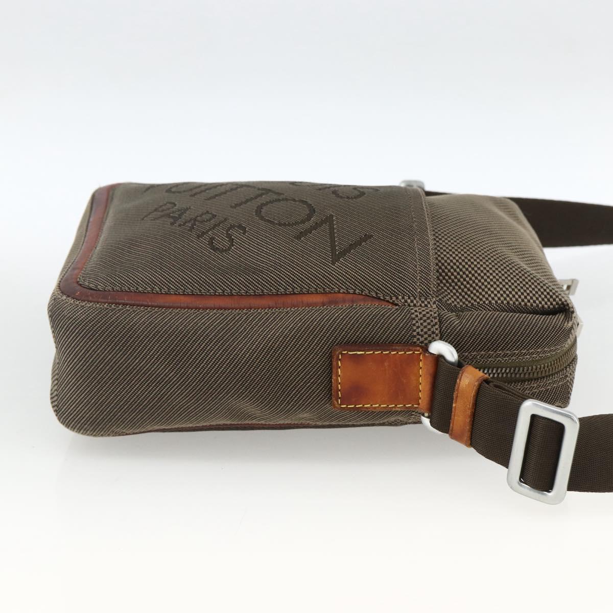 LOUIS VUITTON Damier Geant Sitadan MM Shoulder Bag Brown M93040 LV Auth 174035