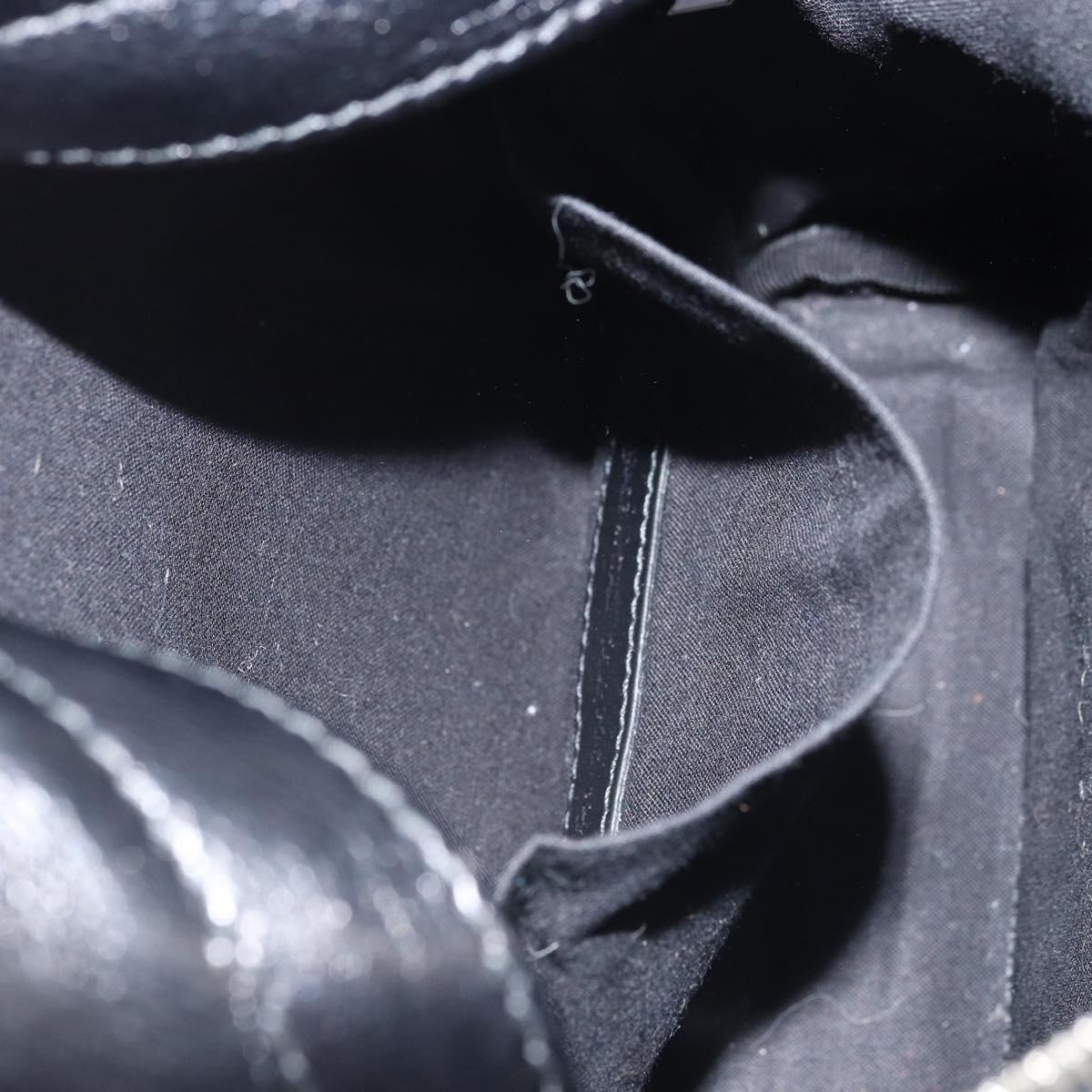 BALENCIAGA Backpack Leather Black Silver 580026 Auth 174080A