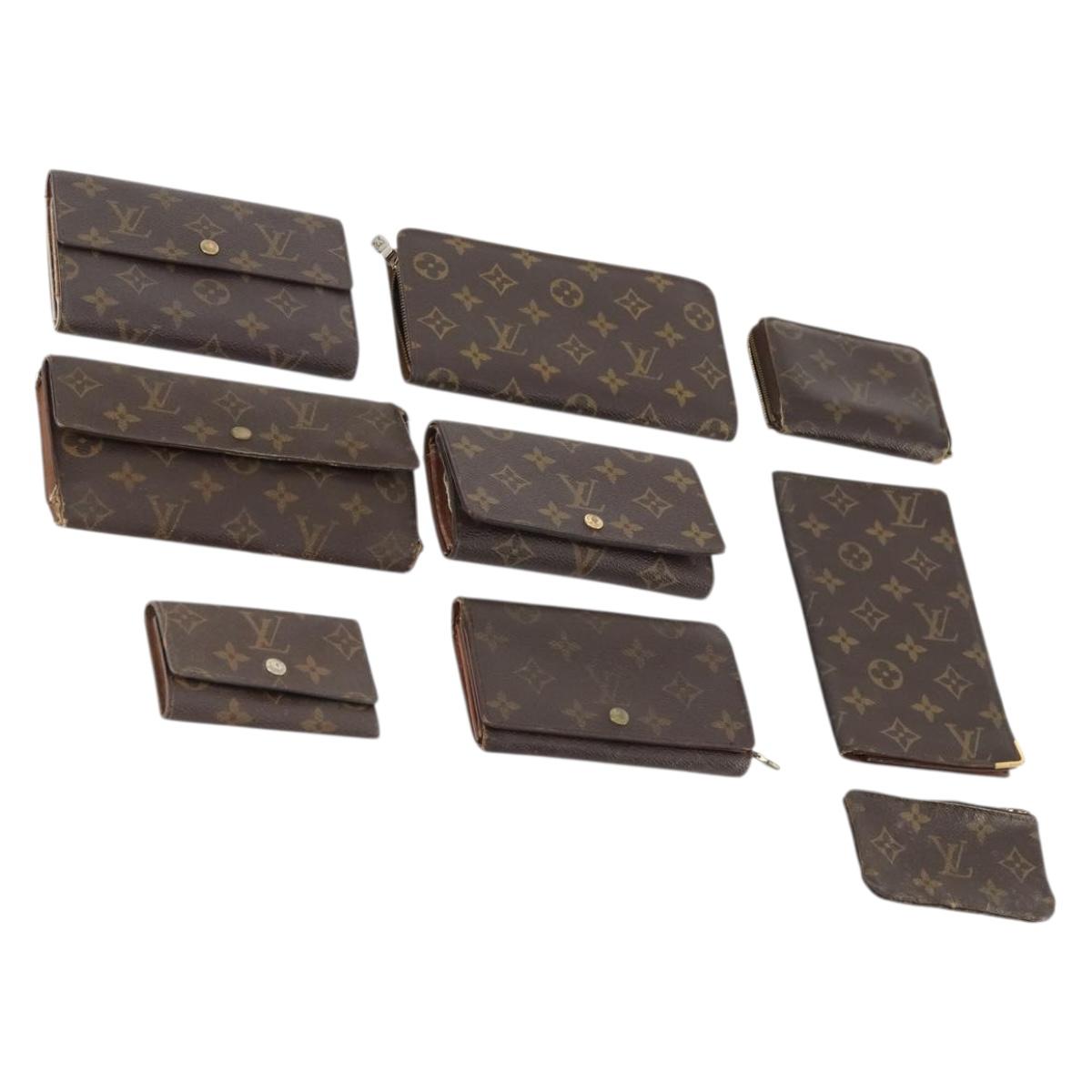 LOUIS VUITTON Monogram Wallet 10 Set LV Auth 174082