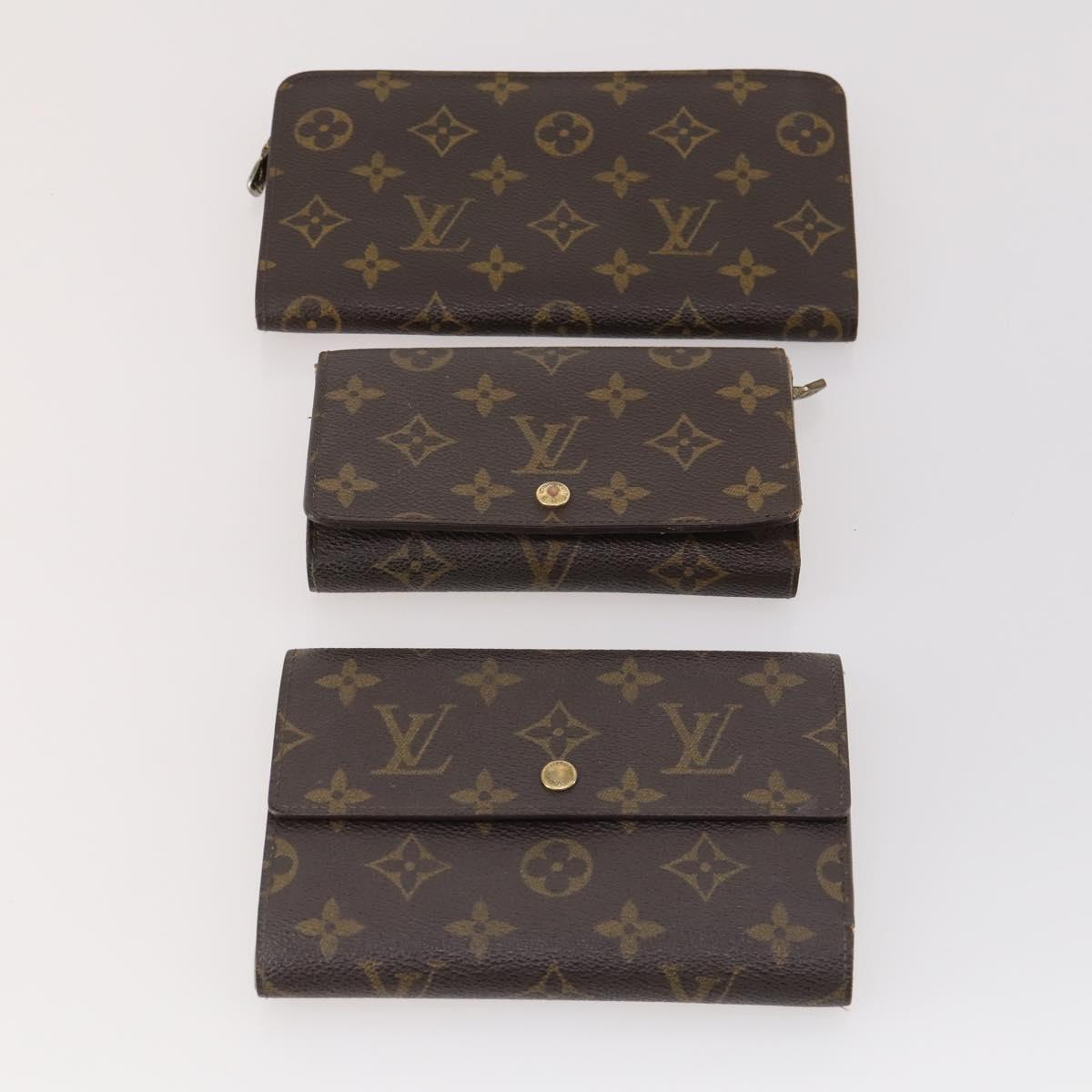 LOUIS VUITTON Monogram Wallet 10 Set LV Auth 174082