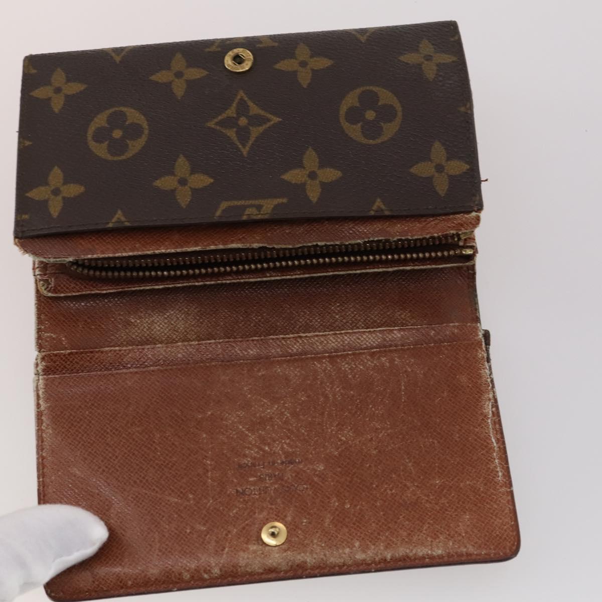 LOUIS VUITTON Monogram Wallet 10 Set LV Auth 174082