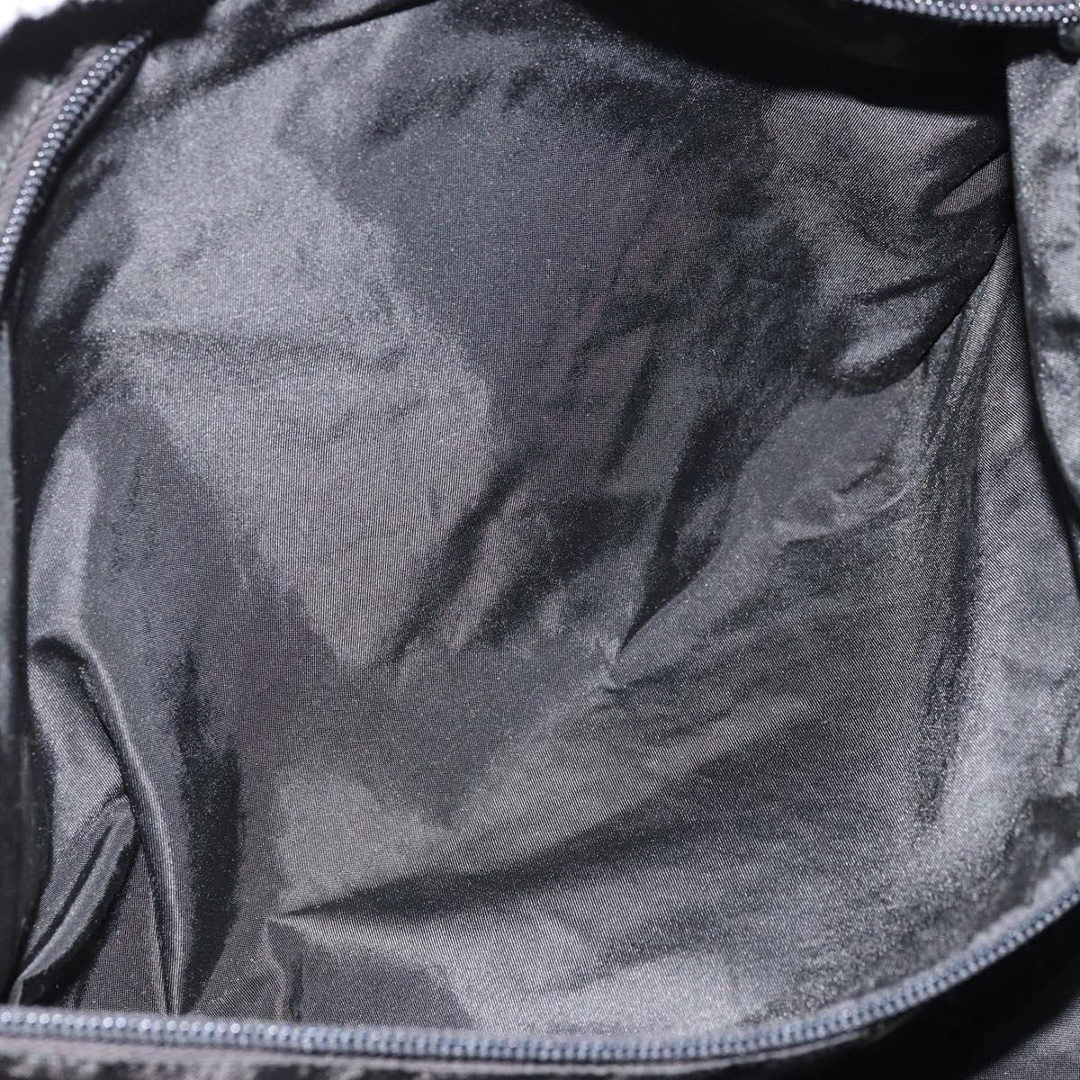 PRADA Sports Shoulder Bag Nylon Gray Silver Auth 174086