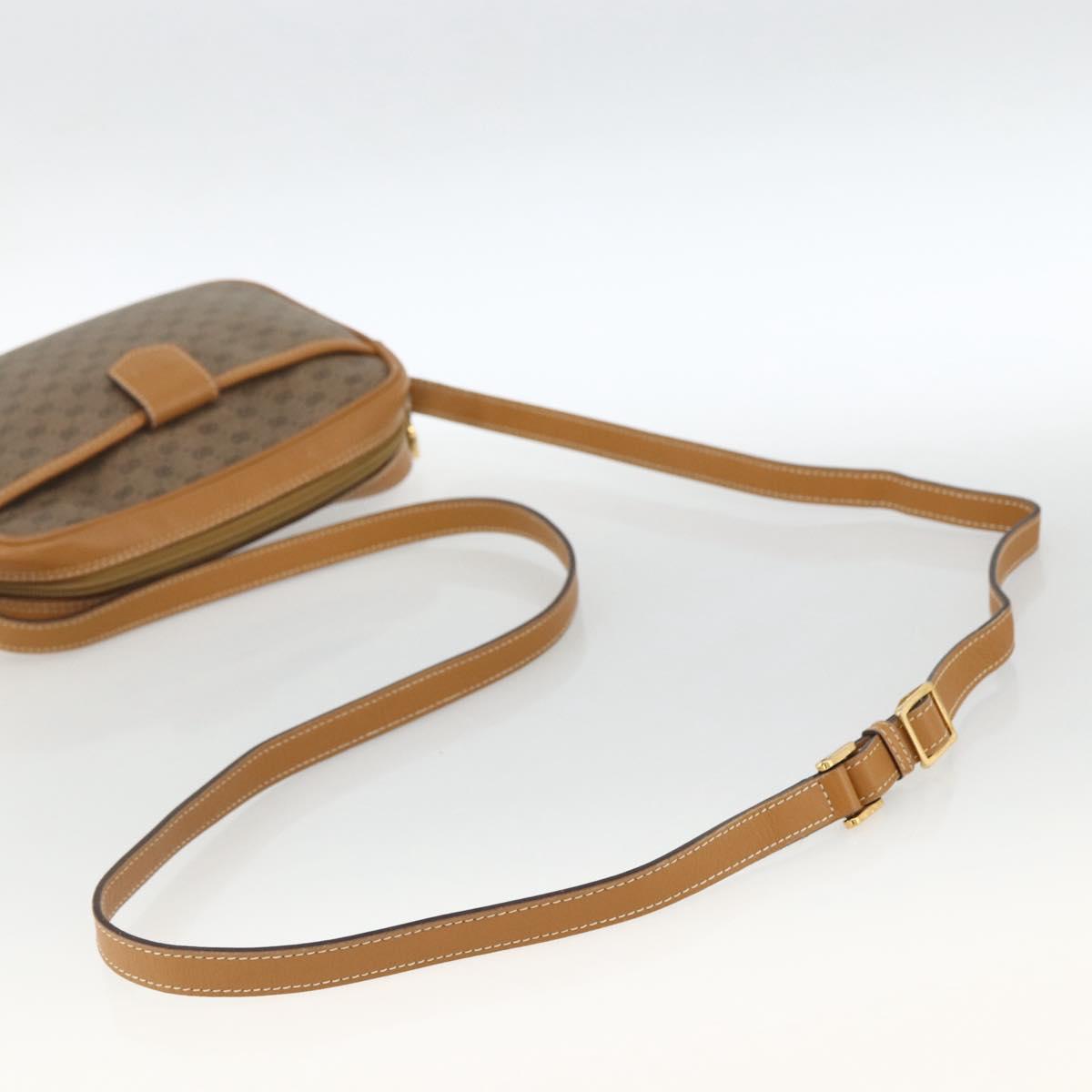 GUCCI Micro GG Supreme Shoulder Bag PVC Beige Gold 007 104 0098 Auth 174093
