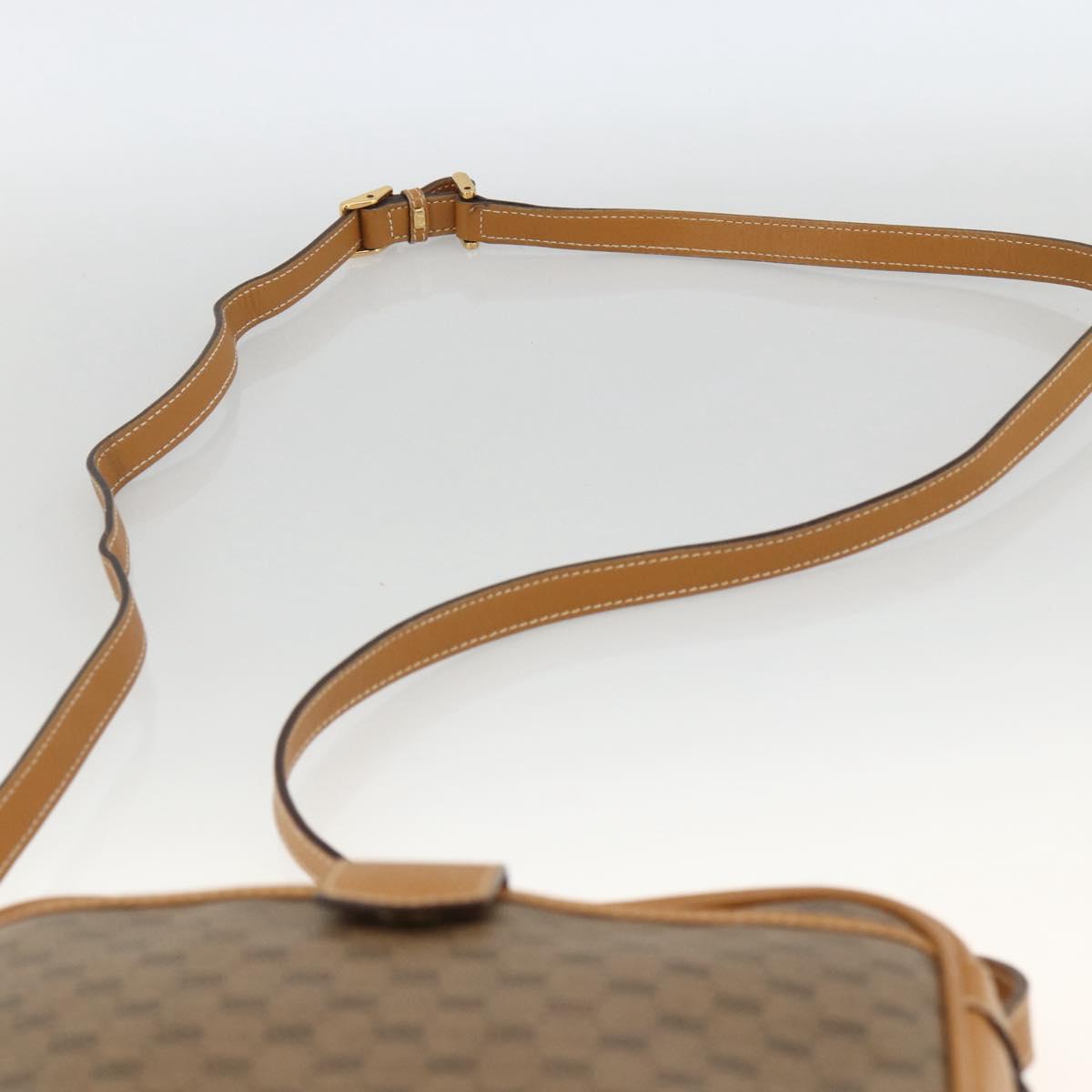 GUCCI Micro GG Supreme Shoulder Bag PVC Beige Gold 007 104 0098 Auth 174093