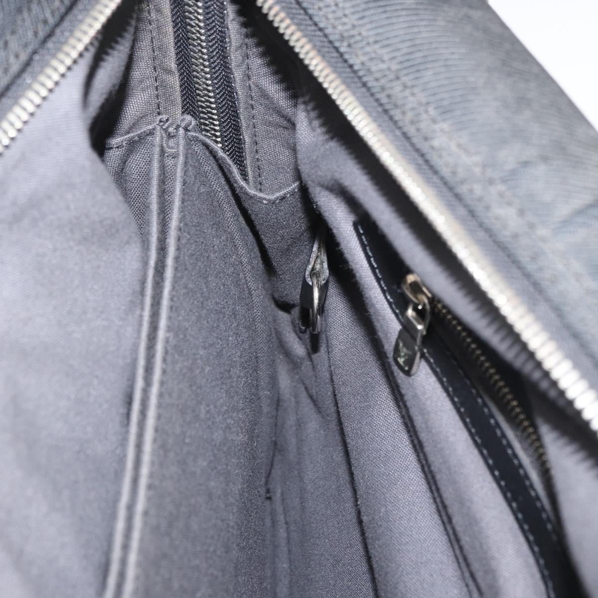LOUIS VUITTON Taiga Nevsky Business Bag Ardoise M30872 LV Auth 174112