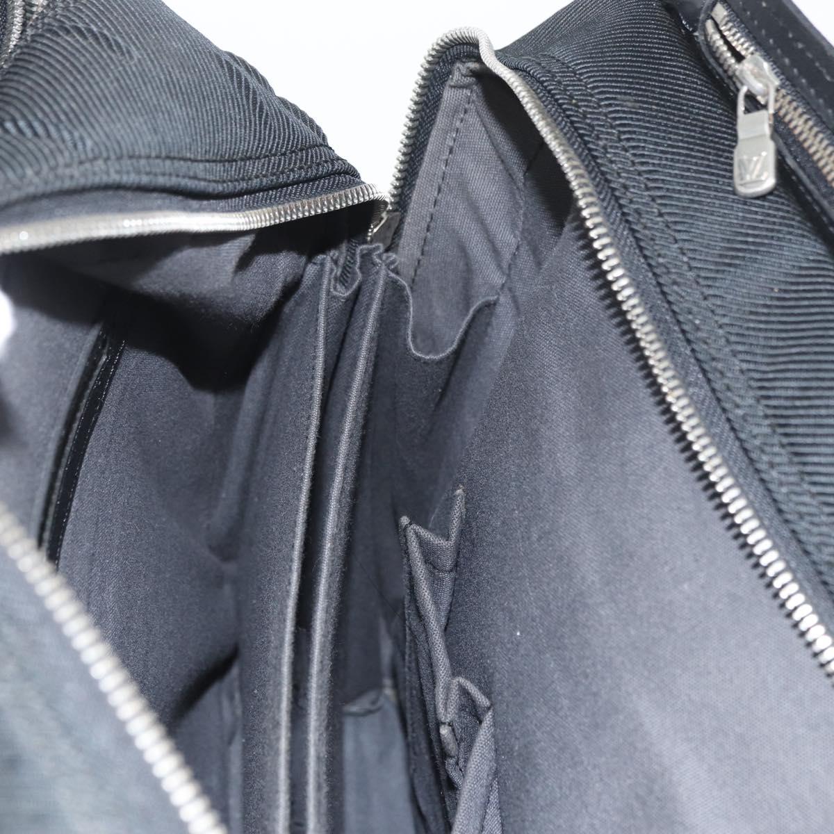LOUIS VUITTON Taiga Nevsky Business Bag Ardoise M30872 LV Auth 174112
