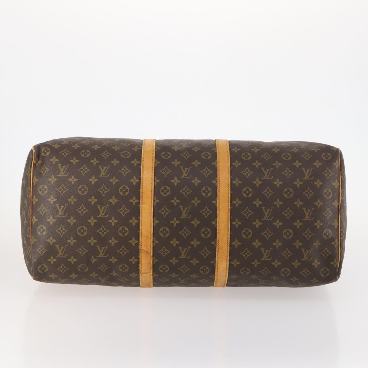 LOUIS VUITTON Monogram Keepall 60 Boston Bag M41422 LV Auth 174114