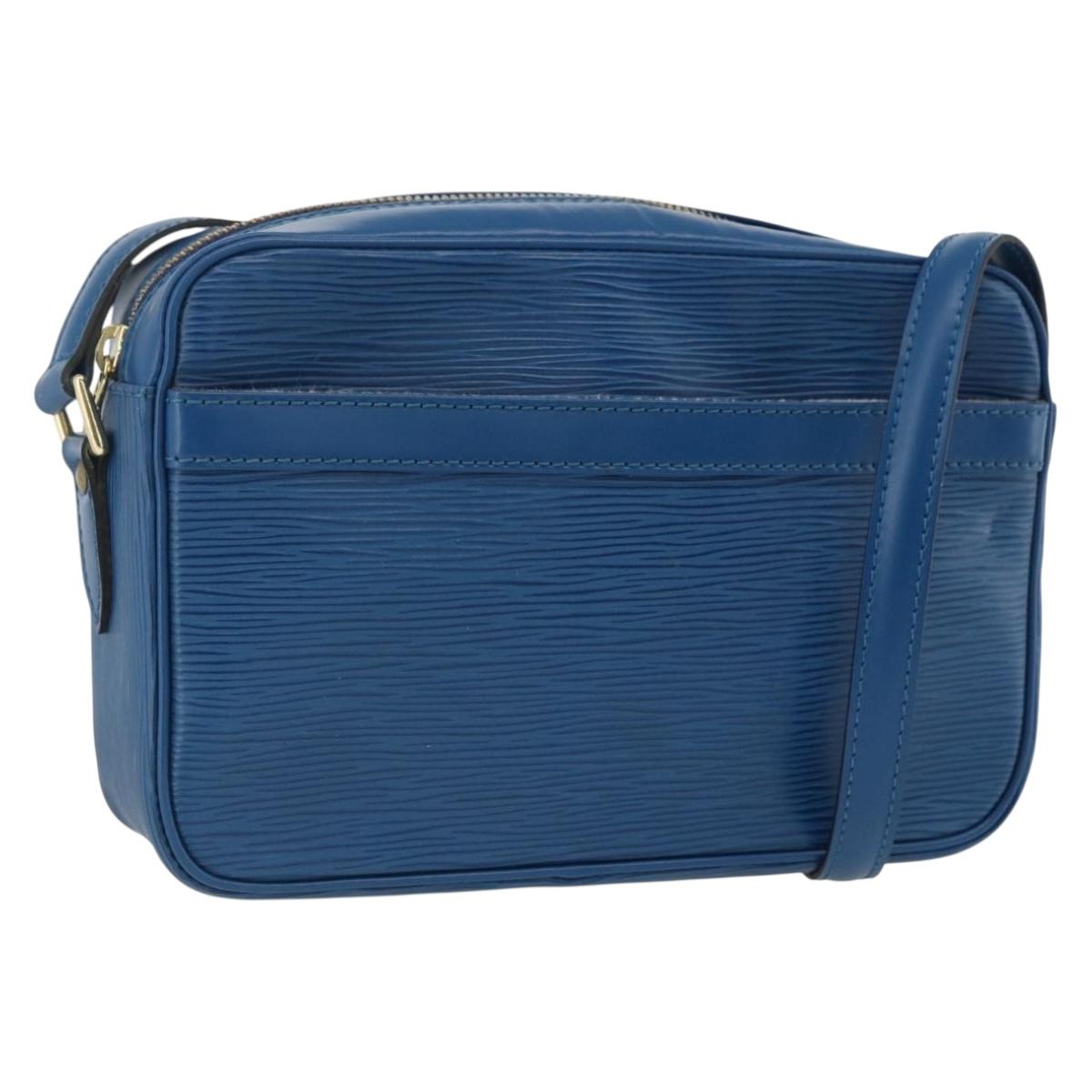 LOUIS VUITTON Epi Trocadero 23 Shoulder Bag Blue M52305 LV Auth 174129A