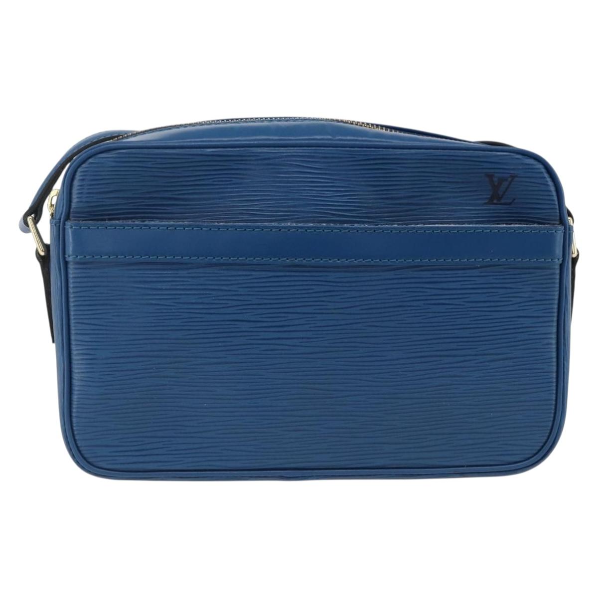LOUIS VUITTON Epi Trocadero 23 Shoulder Bag Blue M52305 LV Auth 174129A