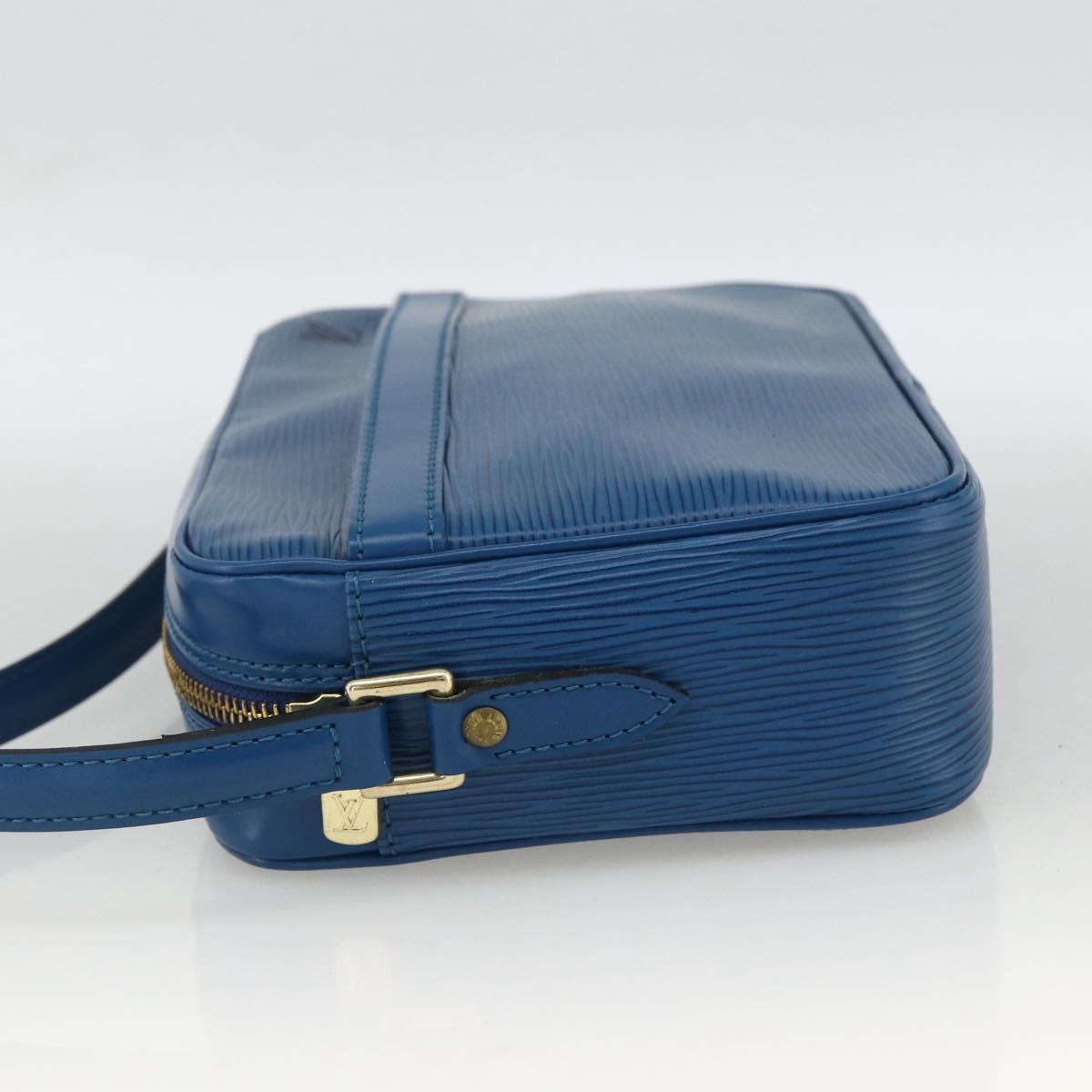LOUIS VUITTON Epi Trocadero 23 Shoulder Bag Blue M52305 LV Auth 174129A