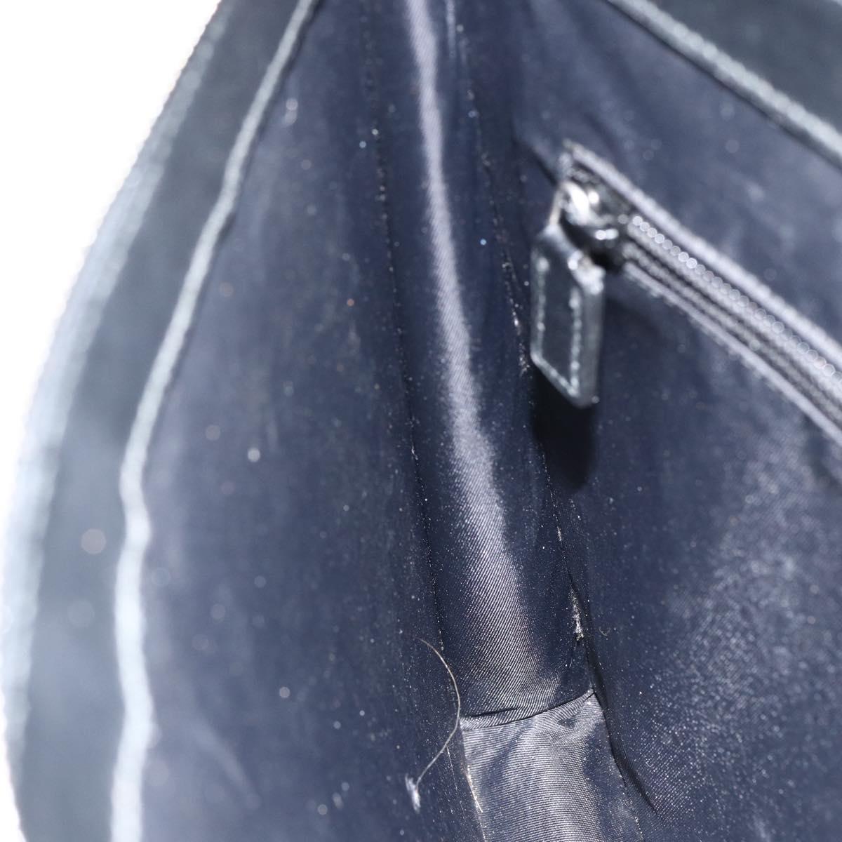 GUCCI GG Supreme Clutch Bag PVC Beige Silver 433665 Auth 174135A