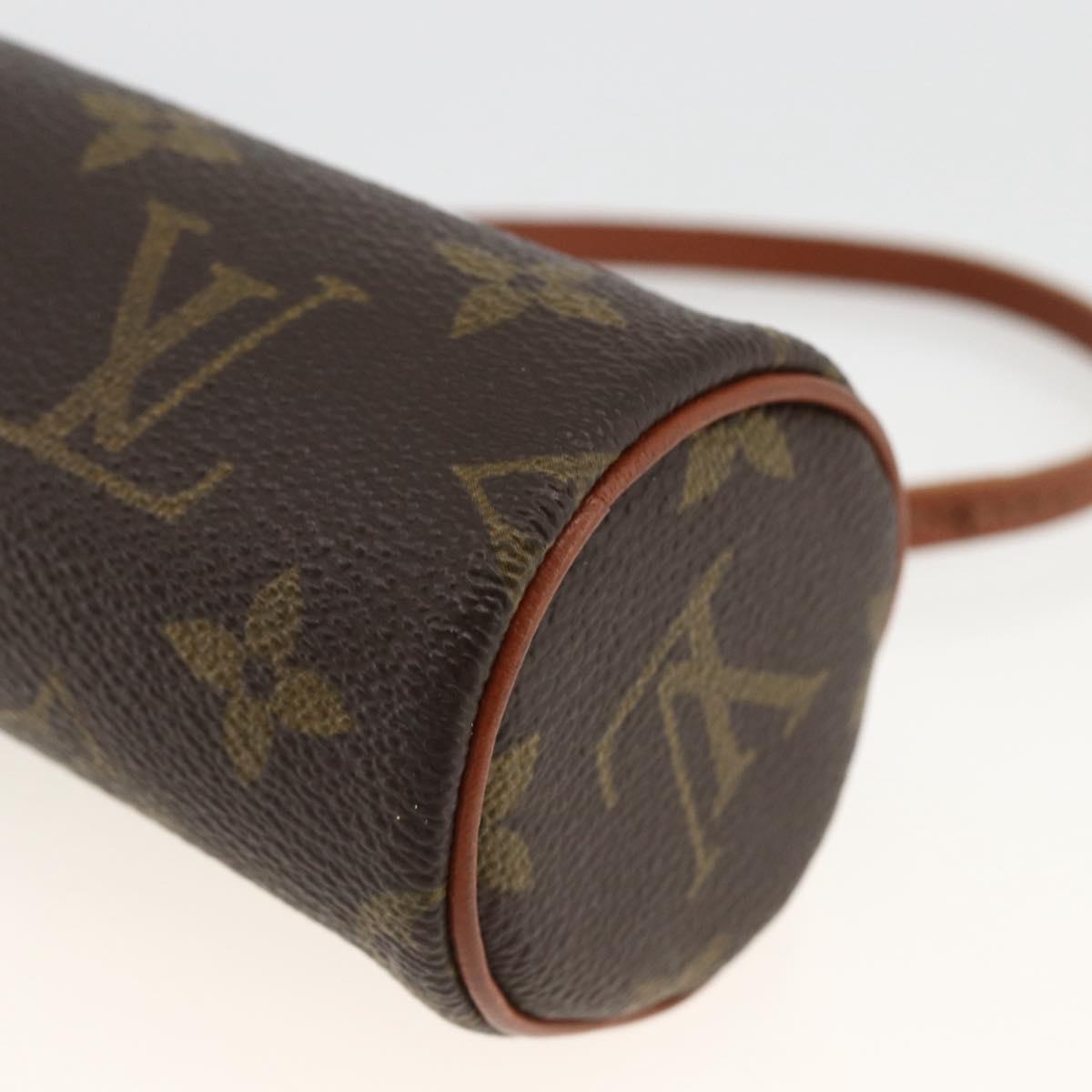 LOUIS VUITTON Monogram Papillon Pouch LV Auth 174151A