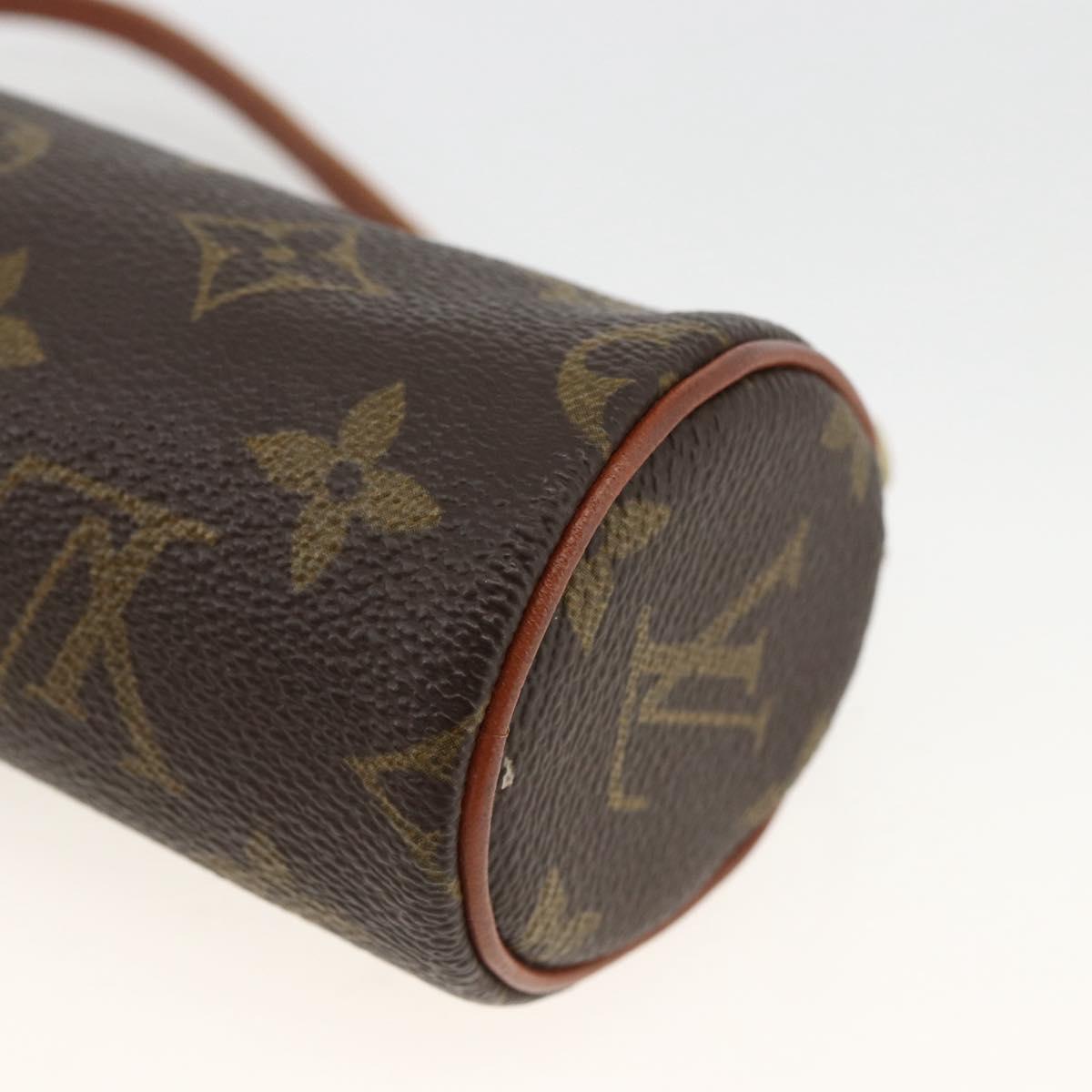 LOUIS VUITTON Monogram Papillon Pouch LV Auth 174151A