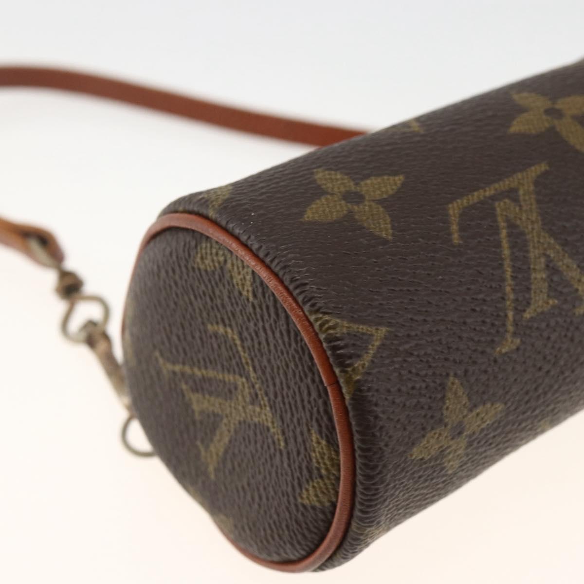 LOUIS VUITTON Monogram Papillon Pouch LV Auth 174151A